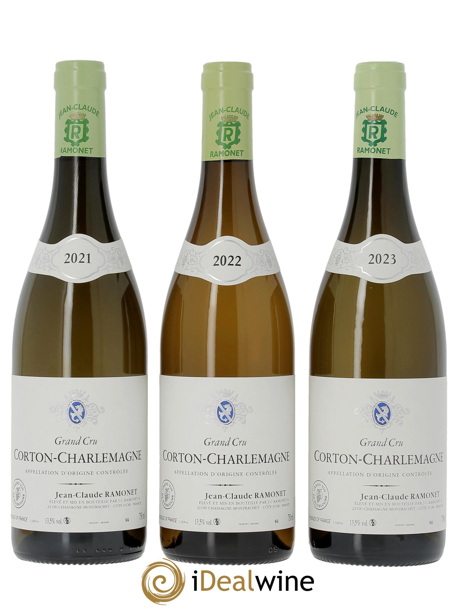 Coffret Corton-Charlemagne 2020 - 2021 -2022 Ramonet (Domaine)  - Lot de 3 bouteilles - 1