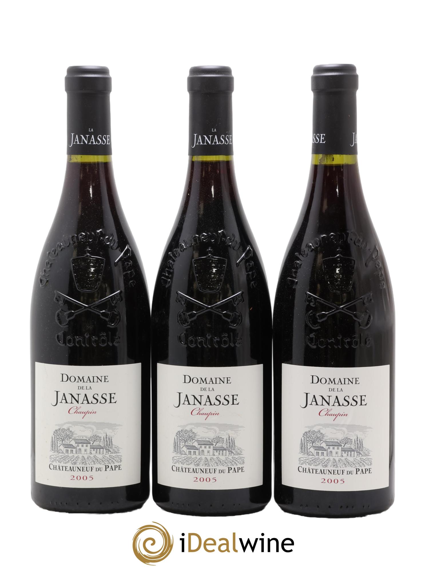 Châteauneuf-du-Pape Cuvée Chaupin La Janasse (Domaine de) 2005 - Posten von 3 Flaschen - 0