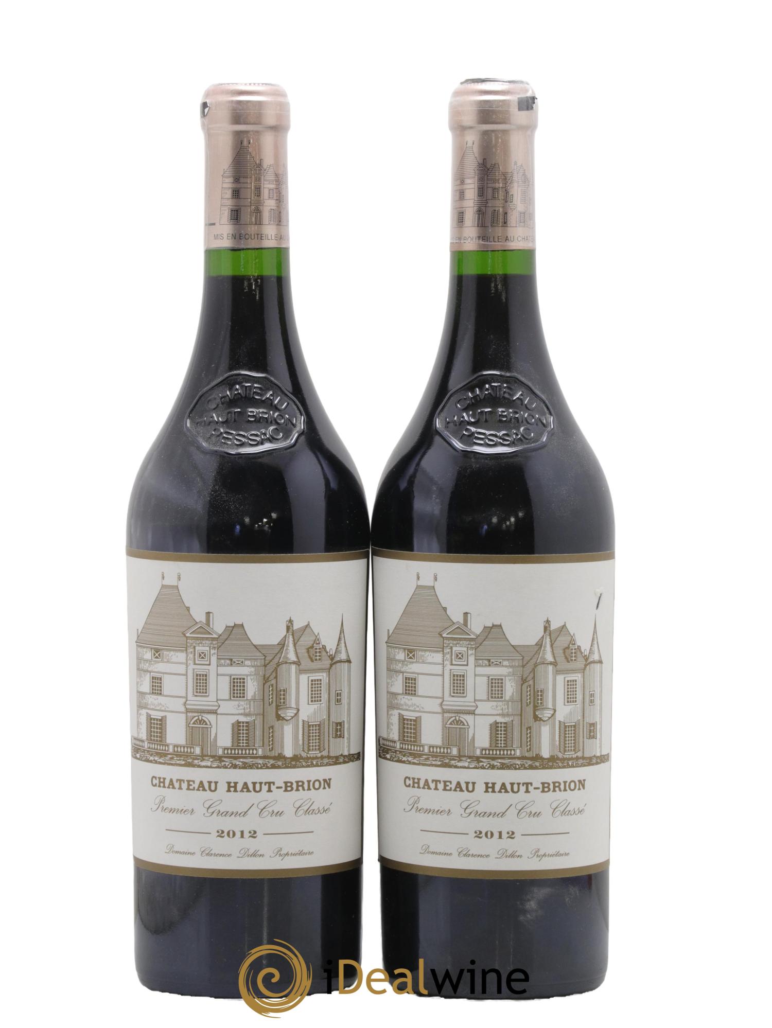 Château Haut Brion 1er Grand Cru Classé 2012 - Lotto di 2 bottiglie - 0