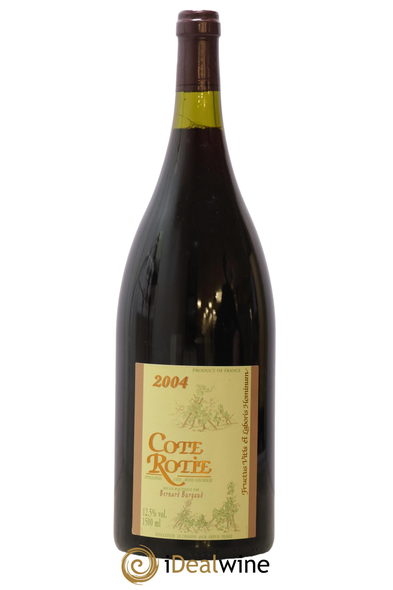 Côte-Rôtie Bernard Burgaud 2004 - Lot de 1 magnum - 0