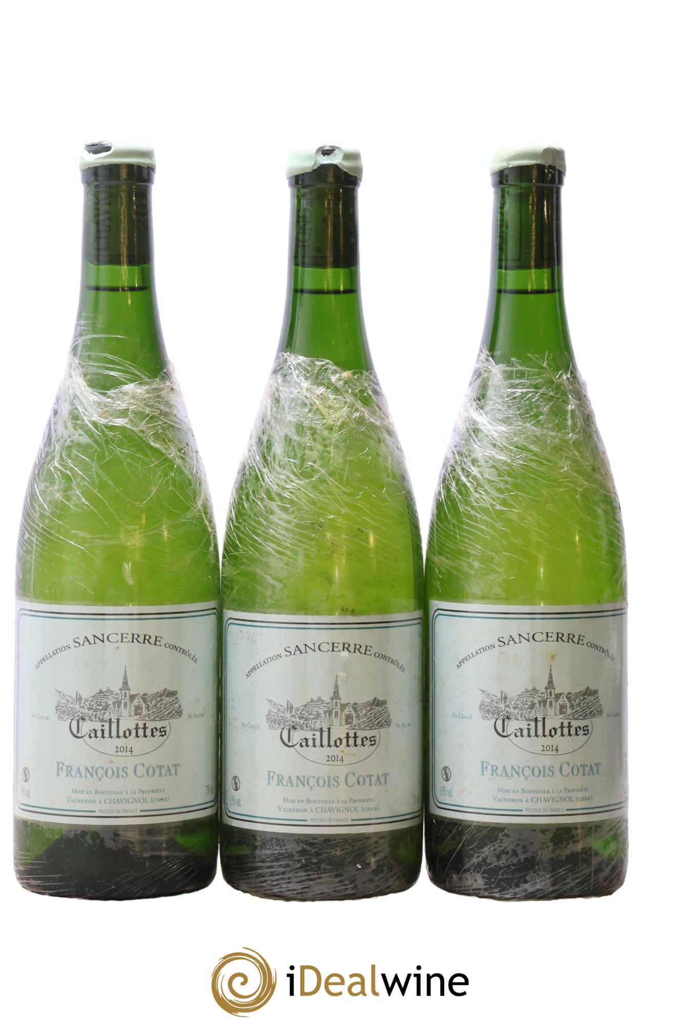 Sancerre Les Caillottes François Cotat 2014 - Lot de 3 bouteilles - 0