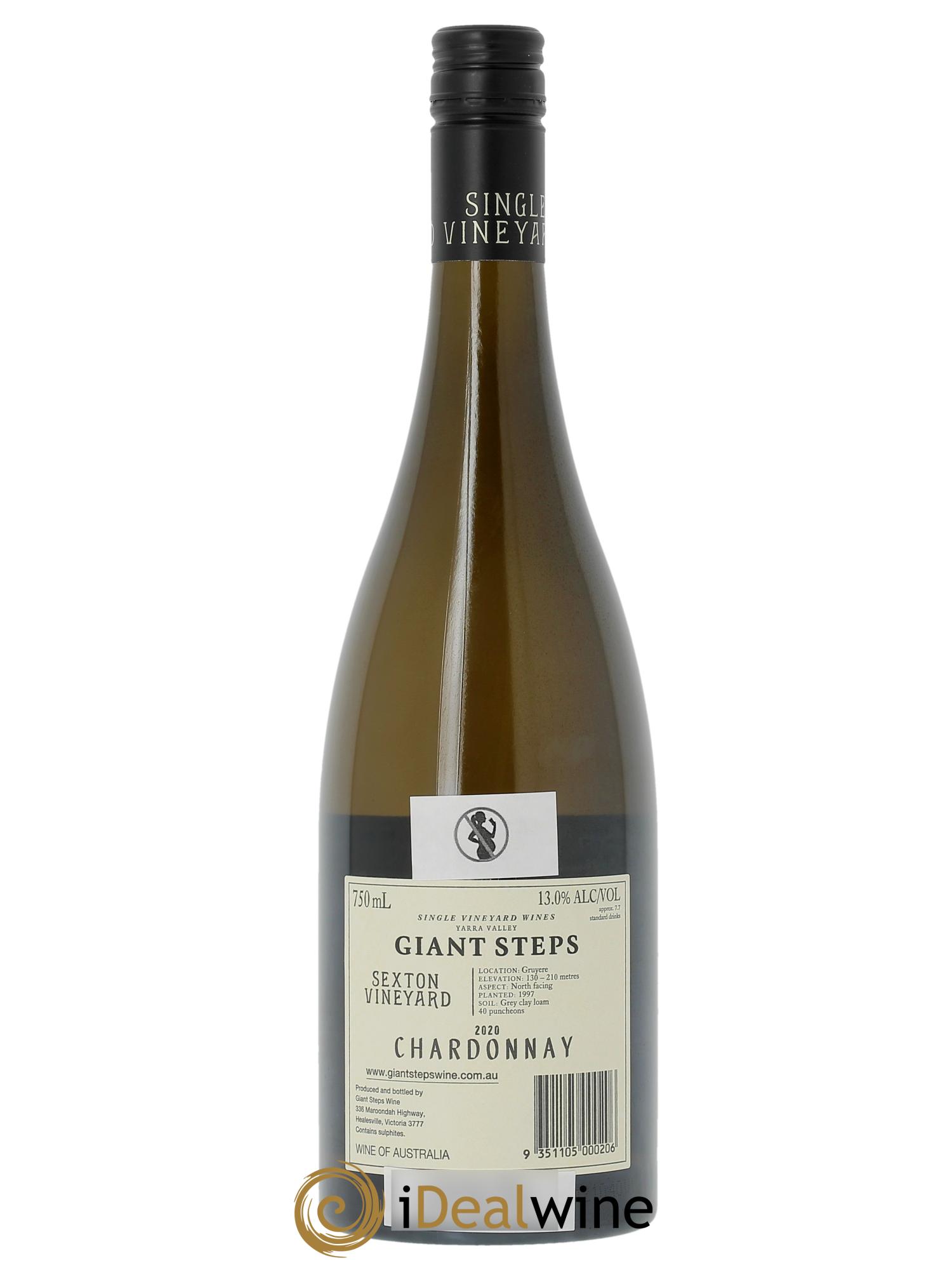 Yarra Valley Giant Steps Sexton Vineyard Chardonnay  2020 - Lot of 1 bottle - 1