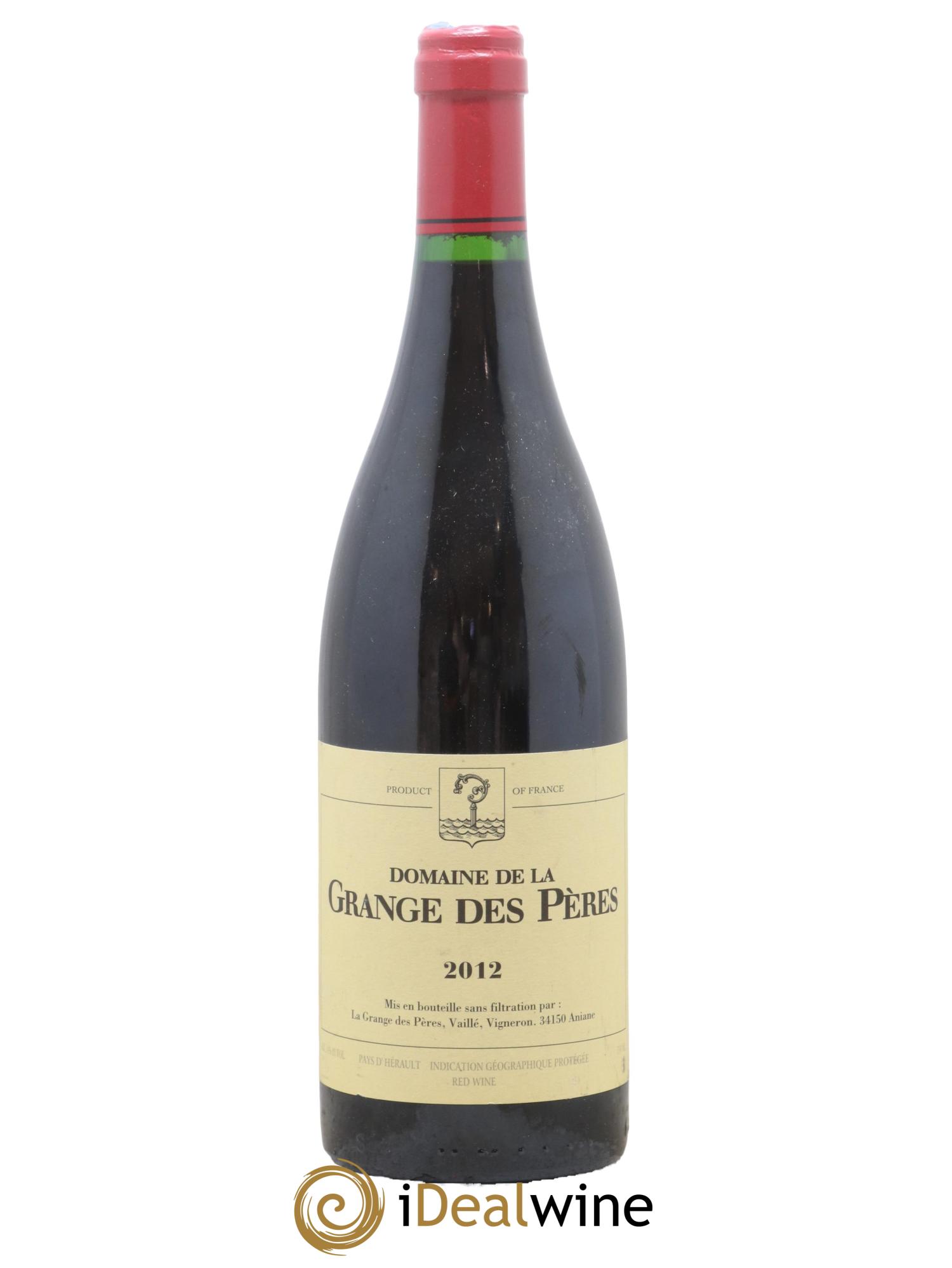 Pays d'Hérault Grange des Pères Laurent Vaillé 2012 - Lot de 1 bouteille - 0