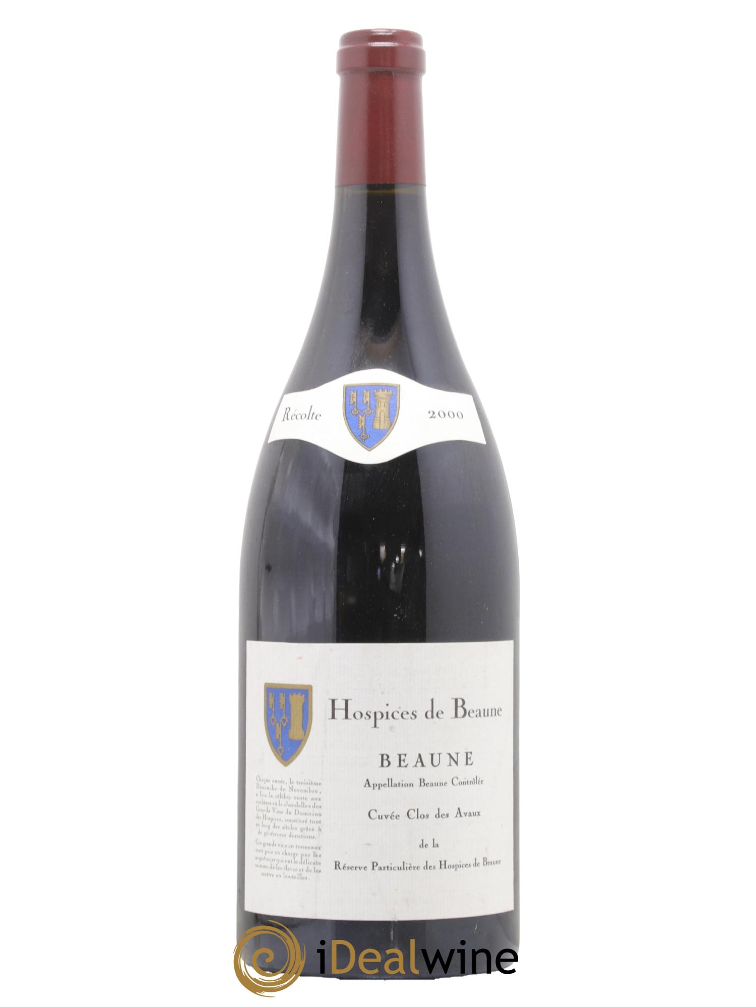 Beaune Cuvee Clos des Avaux Hospices de Beaune 2000 - Lot de 1 magnum - 0
