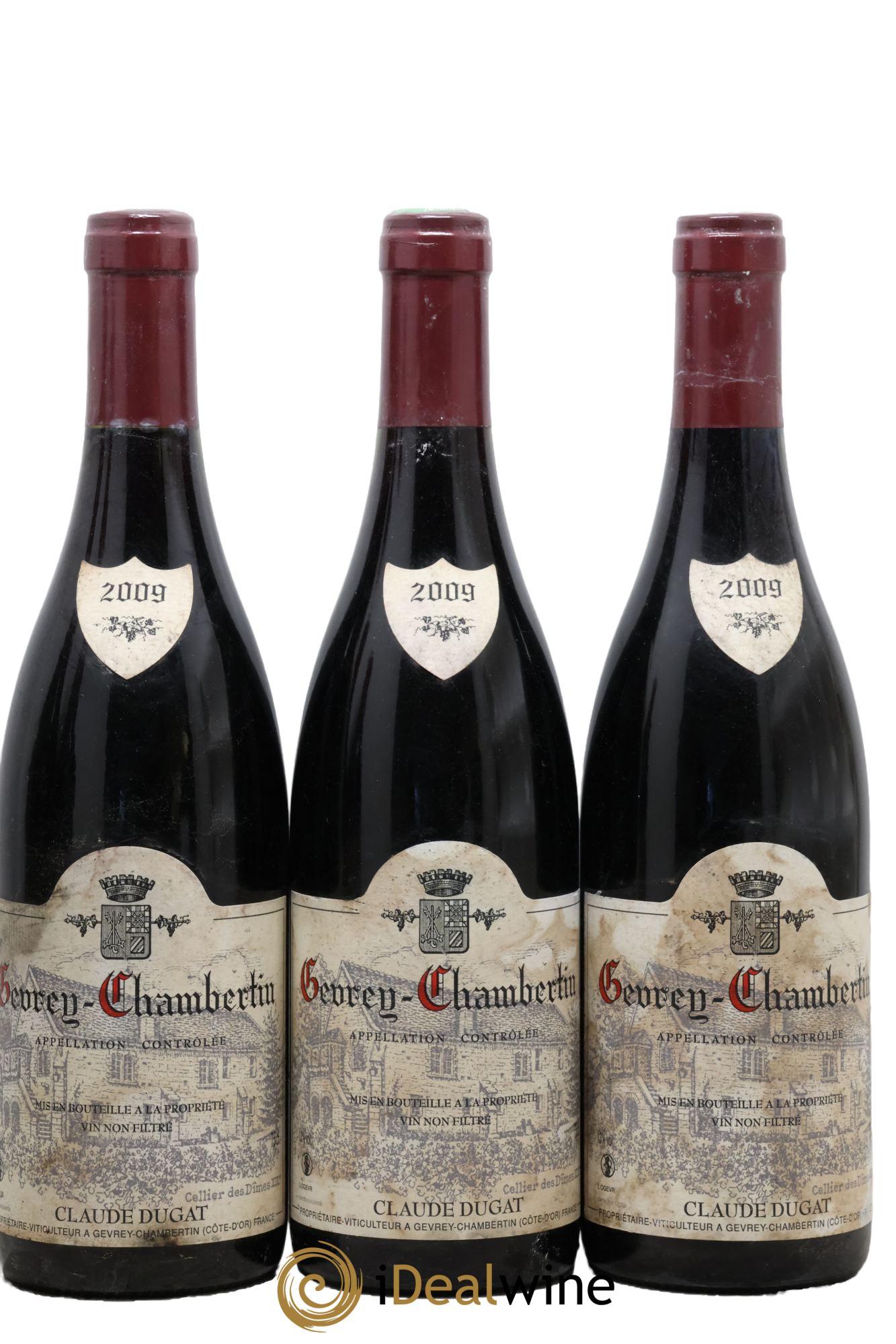 Gevrey-Chambertin Claude Dugat 2009 - Posten von 3 Flaschen - 0