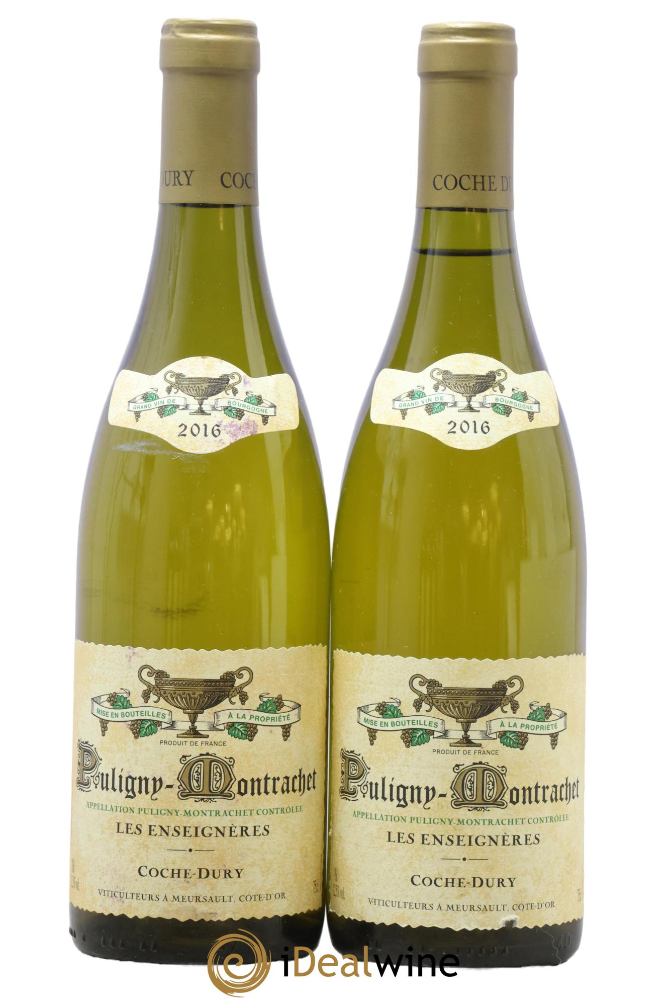 Puligny-Montrachet Les Enseignères Coche Dury (Domaine) 2016 - Lot de 2 bouteilles - 0