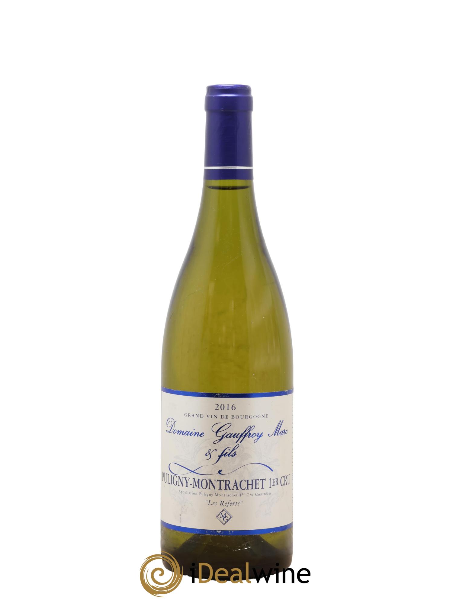Puligny-Montrachet 1er Cru Les Referts Domaine Gauffroy Marc et Fils 2016 - Lotto di 1 bottiglia - 0