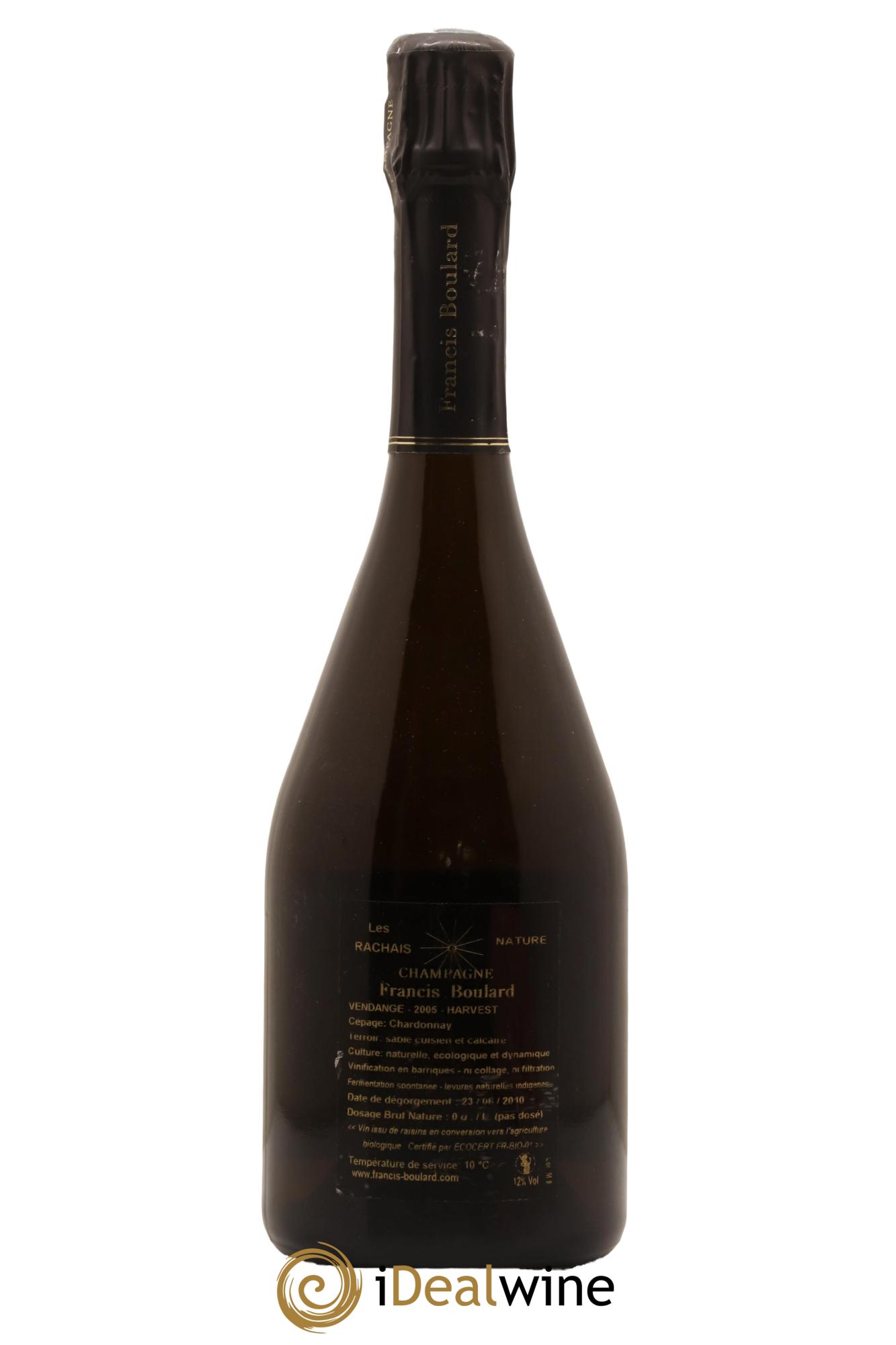Les Rachais Francis Boulard 2005 - Lot de 1 bouteille - 1