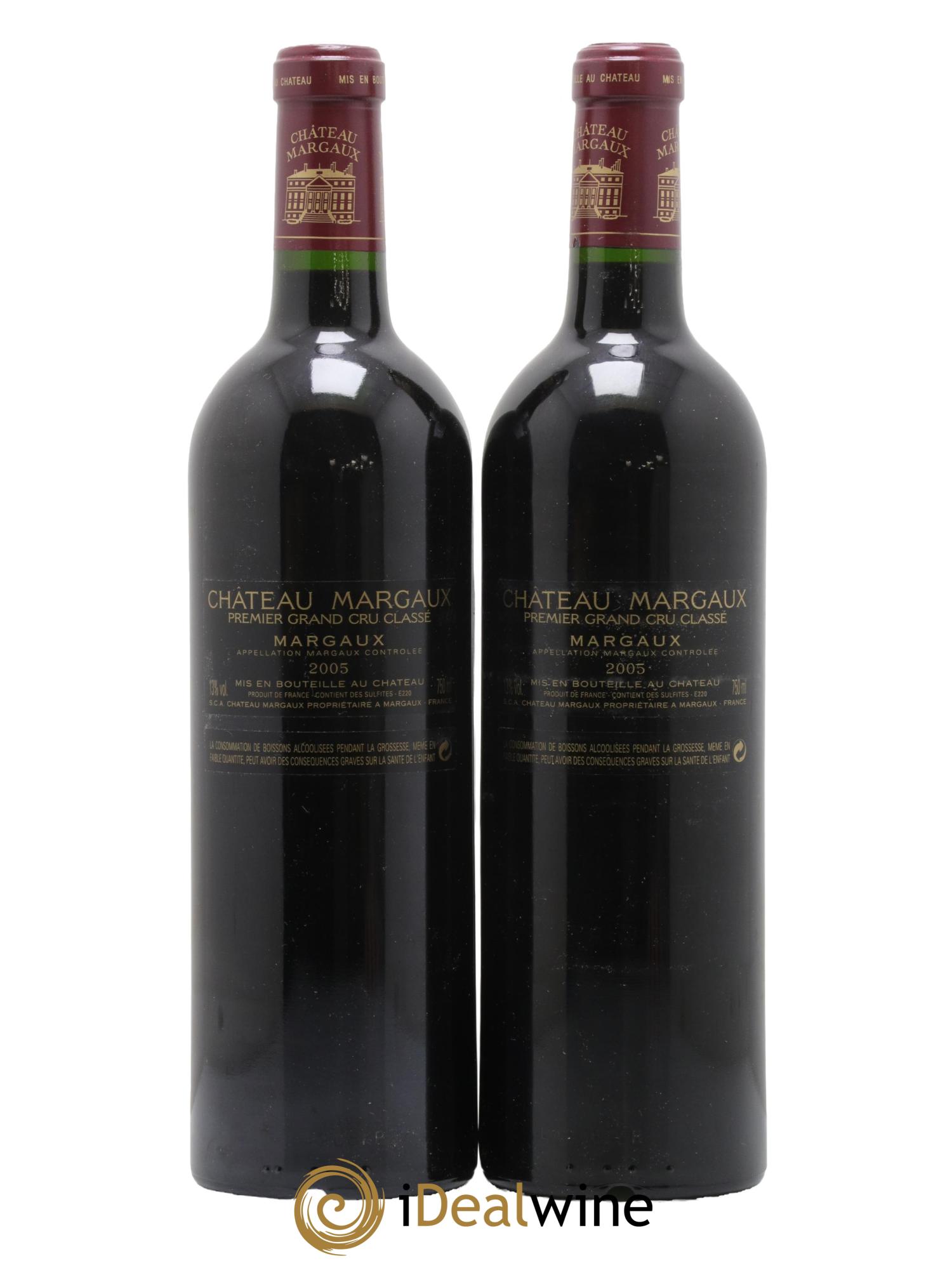 Château Margaux 1er Grand Cru Classé 2005 - Posten von 2 Flaschen - 1