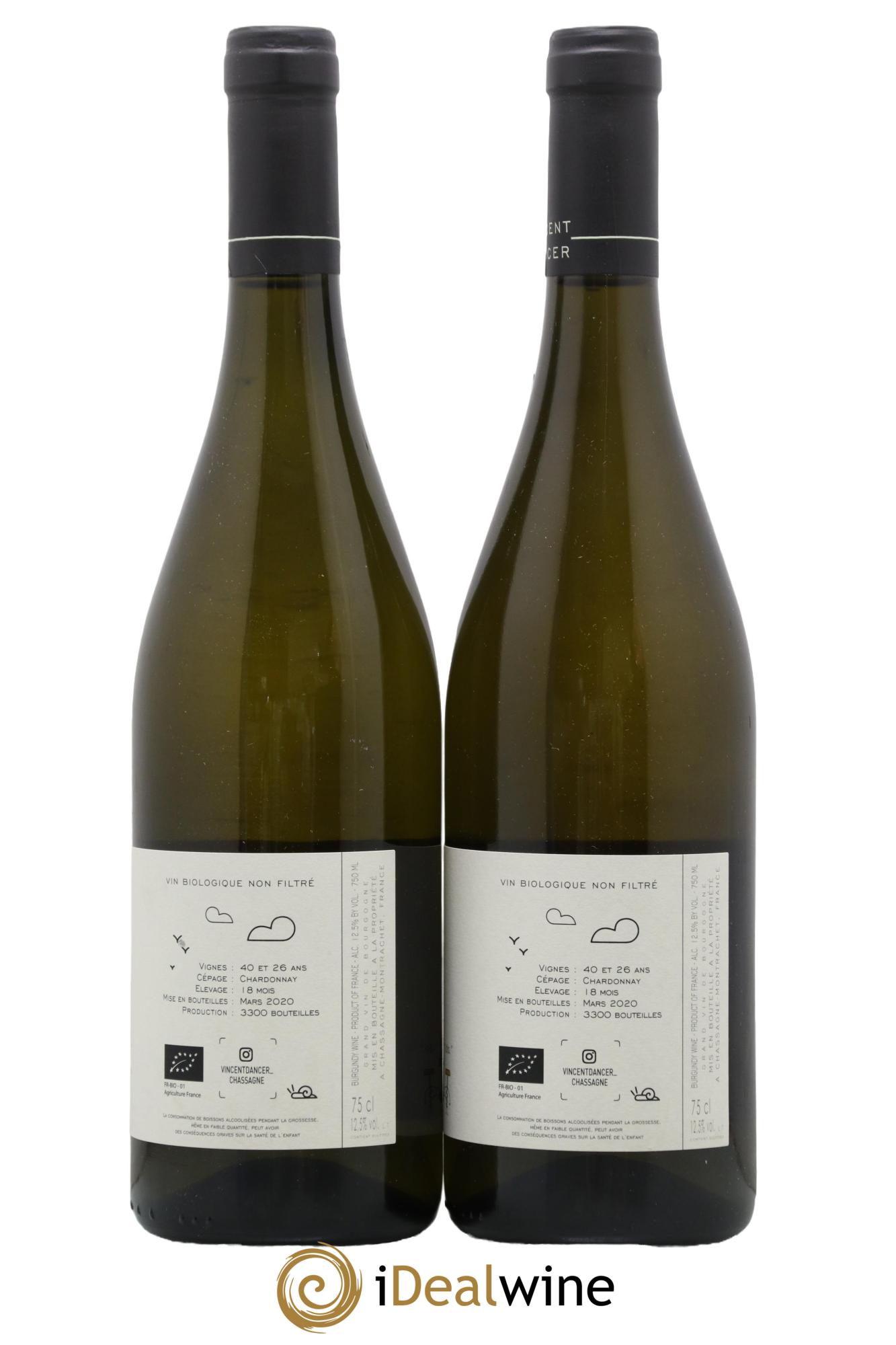 Chassagne-Montrachet 1er Cru La Romanée Vincent Dancer 2018 - Lot de 2 bouteilles - 1