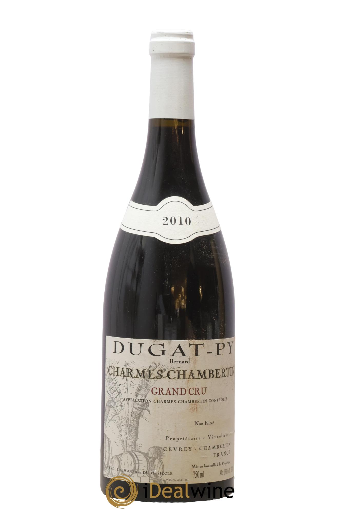 Charmes-Chambertin Grand Cru Dugat-Py 2010 - Lot de 1 bouteille - 0