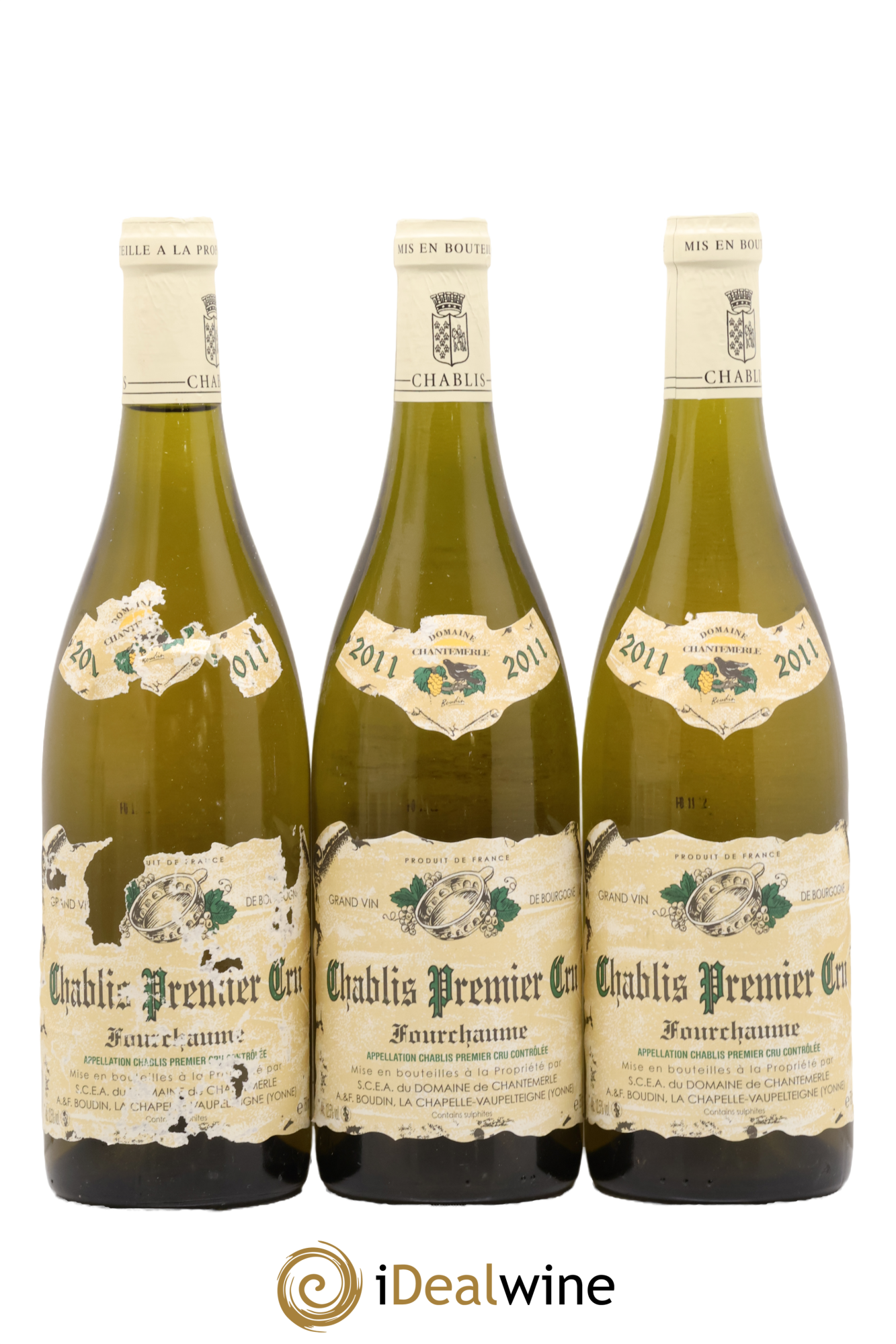 Chablis 1er Cru Fourchaume Chantemerle (Domaine de) 2011 - Lot de 3 bouteilles - 0