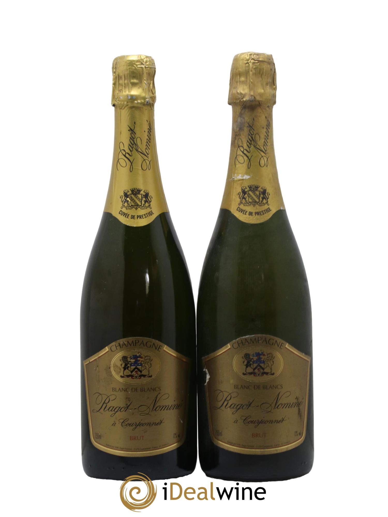 Champagne Blanc de Blancs Brut Prestige Maison Ragot-Nominé - Lot de 2 bouteilles - 0