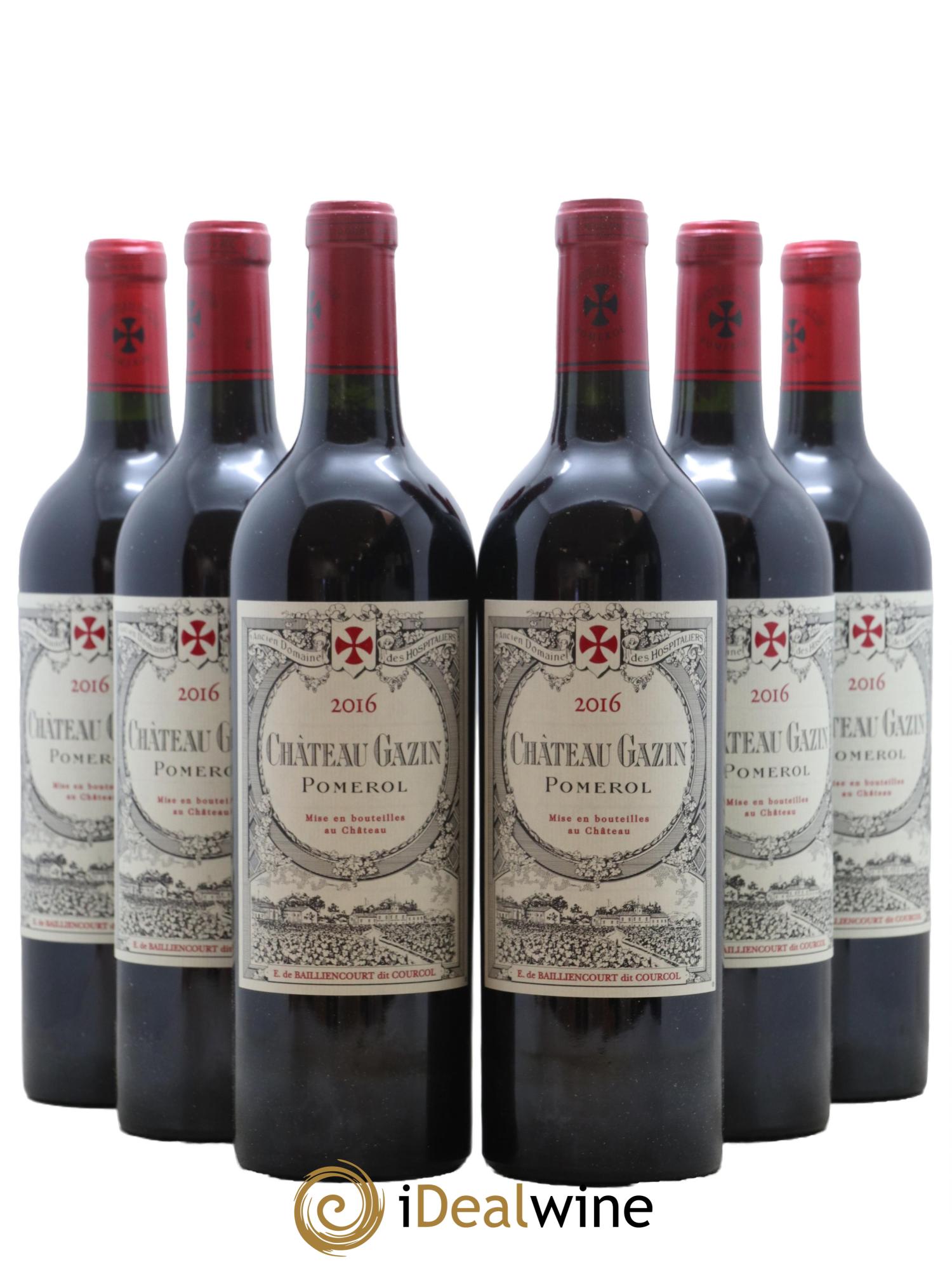 Château Gazin 2016 - Lot de 6 bouteilles - 0