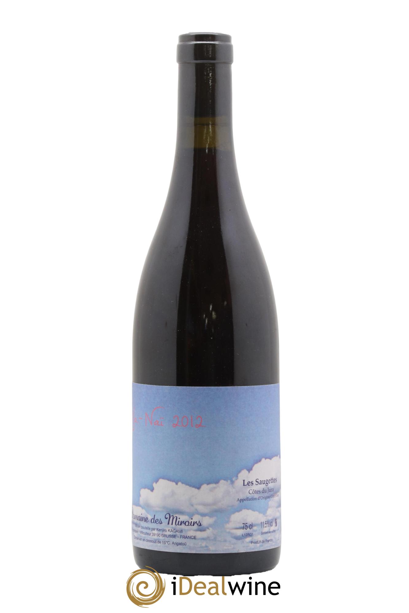 Vin de France Ja Nai Les Saugettes Kenjiro Kagami - Domaine des Miroirs 2012 - Lot de 1 bouteille - 1