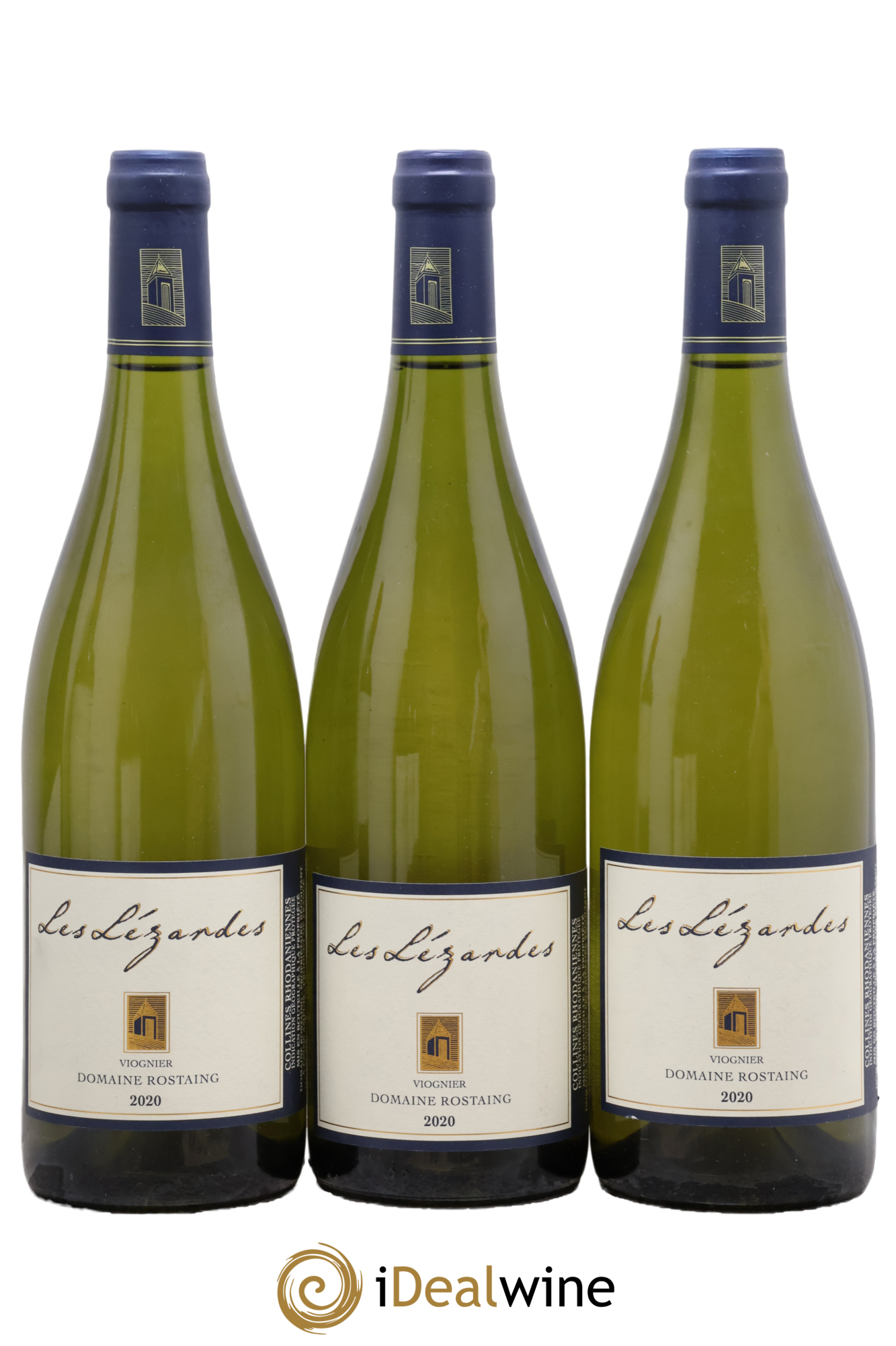 Collines Rhodaniennes Les Lézardes Viognier René Rostaing 2020 - Lot of 3 bottles - 0