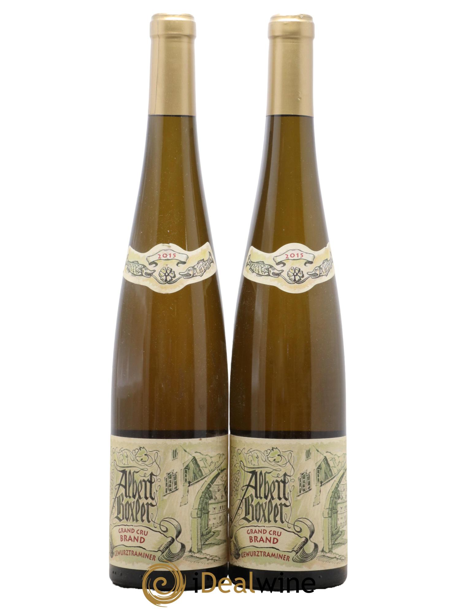 Alsace Gewurztraminer Grand Cru Brand Albert Boxler 2015 - Lot de 2 bouteilles - 0