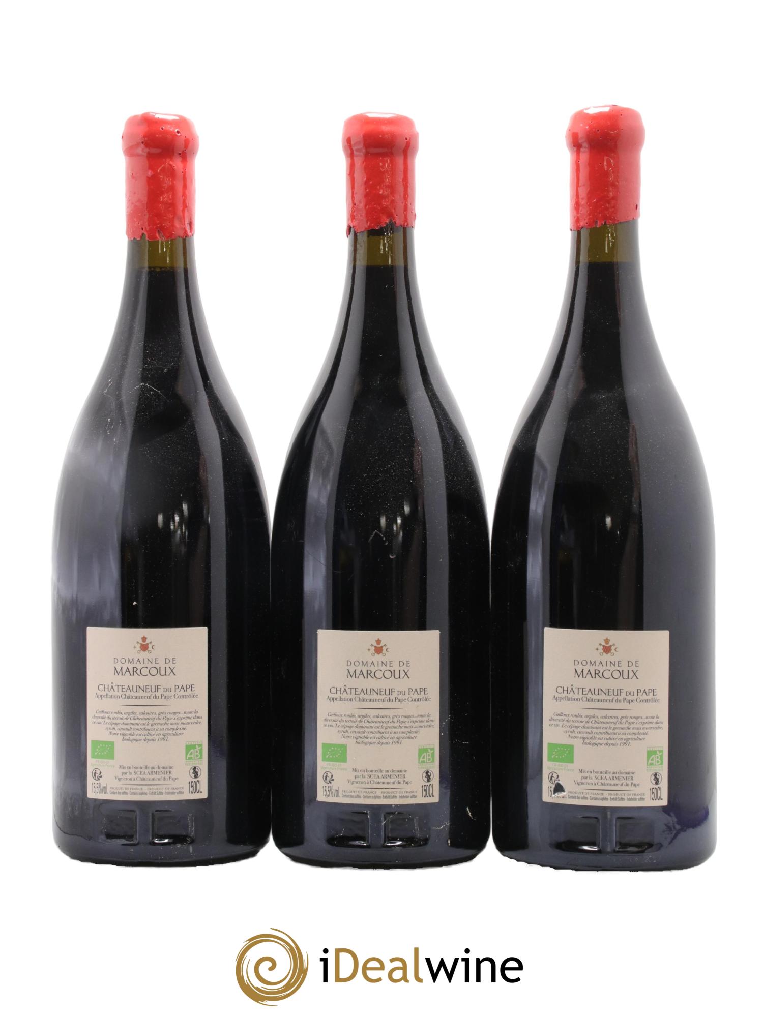Châteauneuf-du-Pape Marcoux (Domaine de)  2020 - Lot de 3 magnums - 1