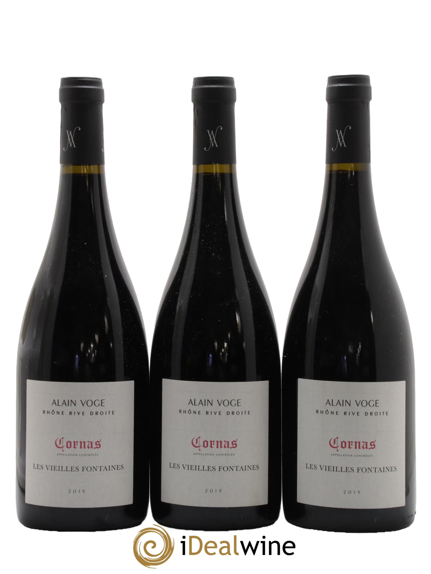 Cornas Les Vieilles Fontaines Alain Voge (Domaine) 2019 - Lot de 3 bouteilles - 0