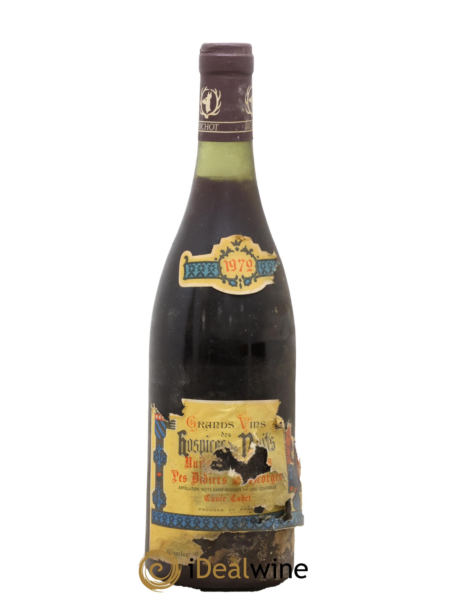 Nuits-Saint-Georges Cuvée Cabet Les Didiers St Georges Grands Vins Des Hospices De Nuits 1972 - Lot de 1 bouteille - 0