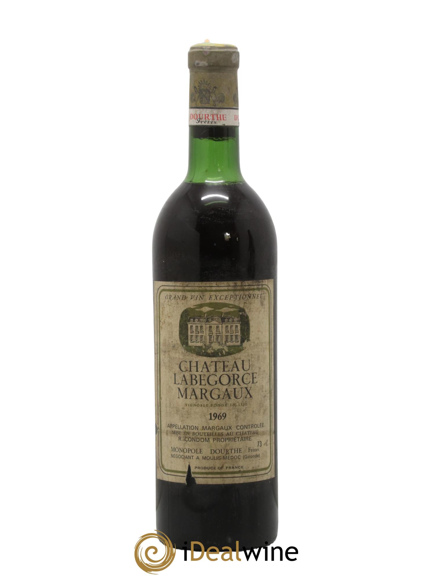 Château Labegorce Cru Bourgeois 1969 - Lot de 1 bouteille - 0