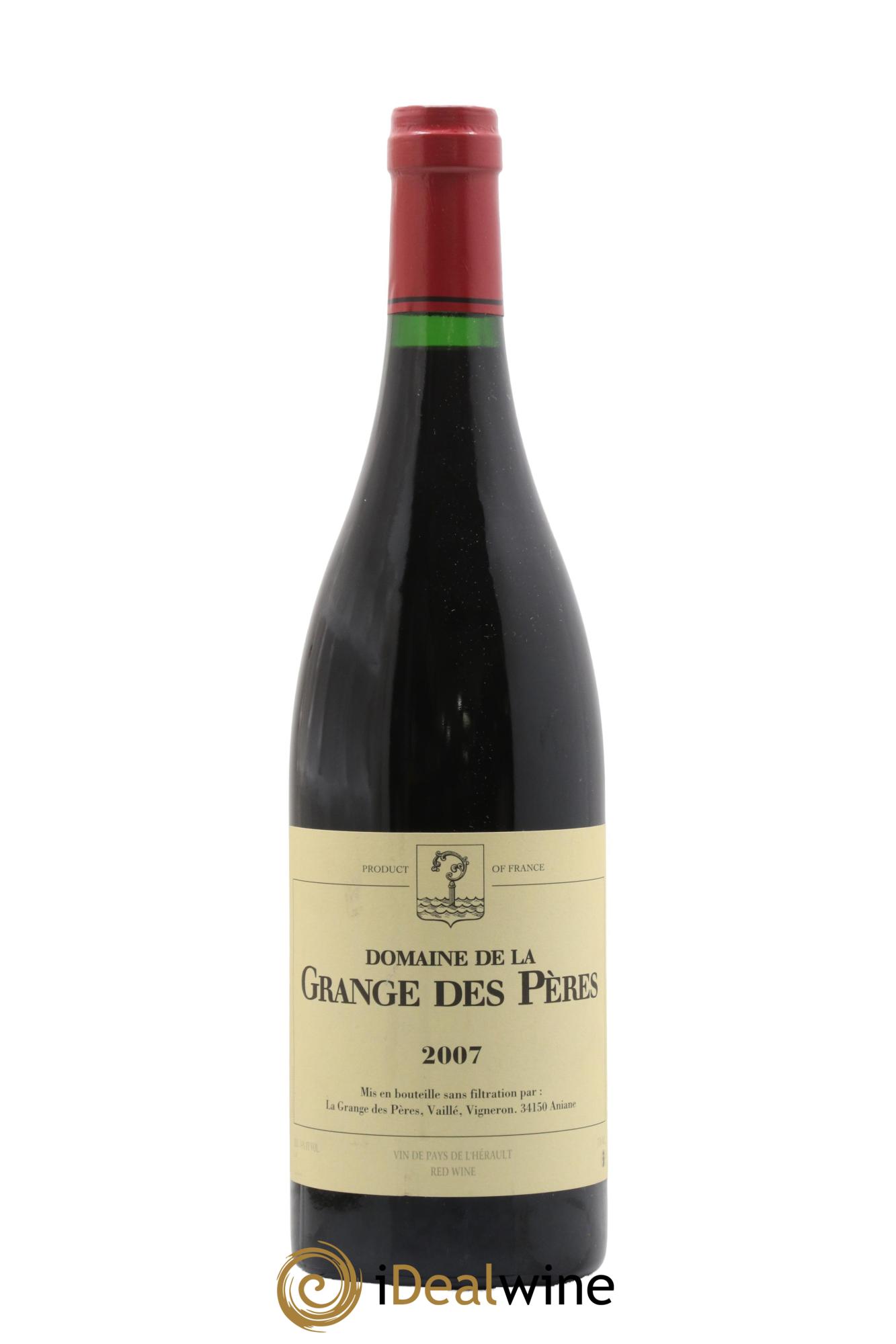 Pays d'Hérault Grange des Pères Laurent Vaillé 2007 - Lot de 1 bouteille - 0