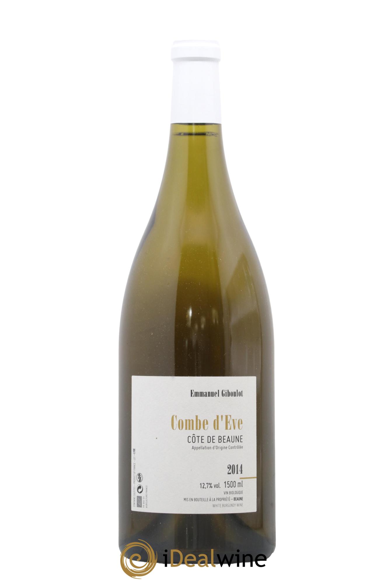 Côte de Beaune Combe d'Eve Emmanuel Giboulot (Domaine) 2014 - Posten von 1 Magnum - 0