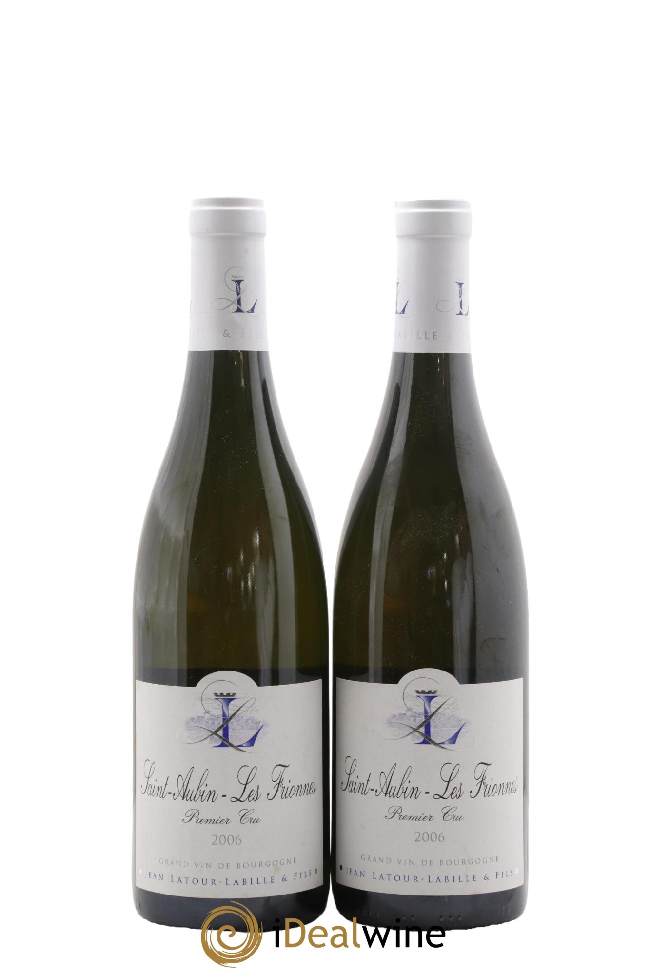 Saint-Aubin 1er Cru Les Frionnes Jean Latour Labille et Fils 2006 - Lot de 2 bouteilles - 0