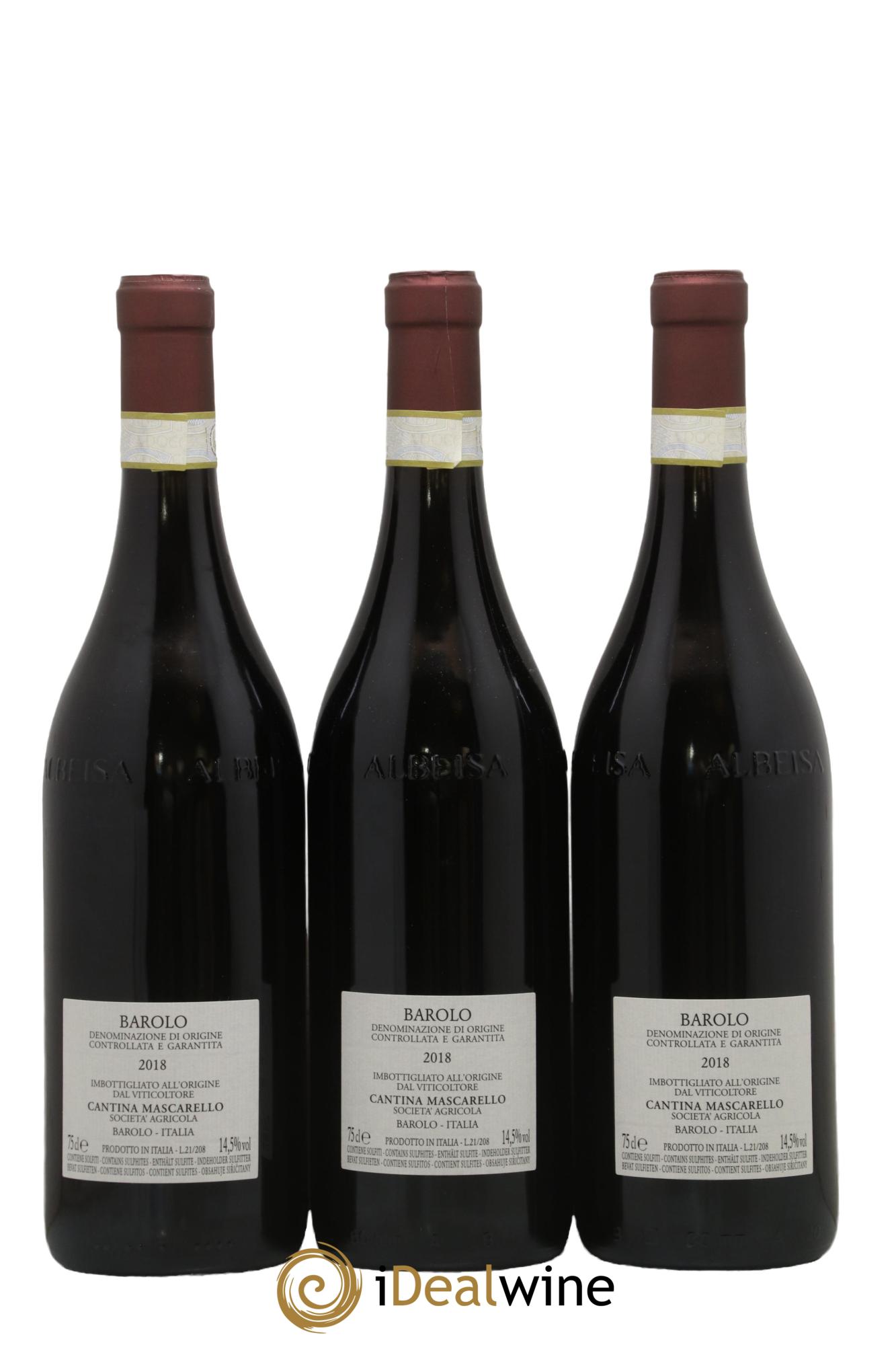 Barolo DOCG Bartolo Mascarello 2018 - Lot of 3 bottles - 1