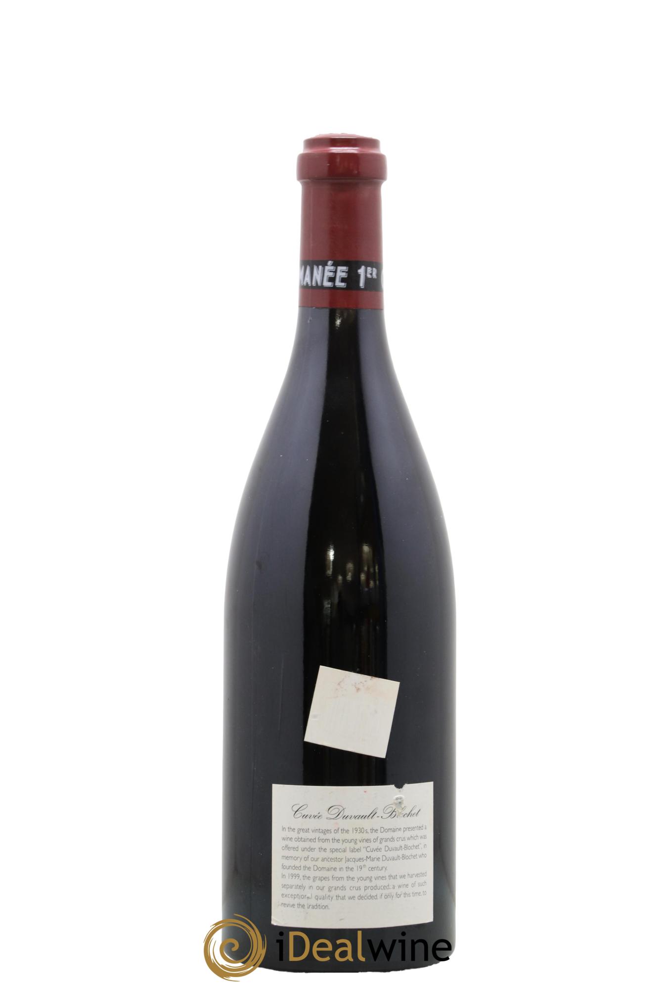 Vosne-Romanée 1er Cru Cuvée Duvault Blochet Domaine de la Romanée-Conti 1999 - Lot of 1 bottle - 1