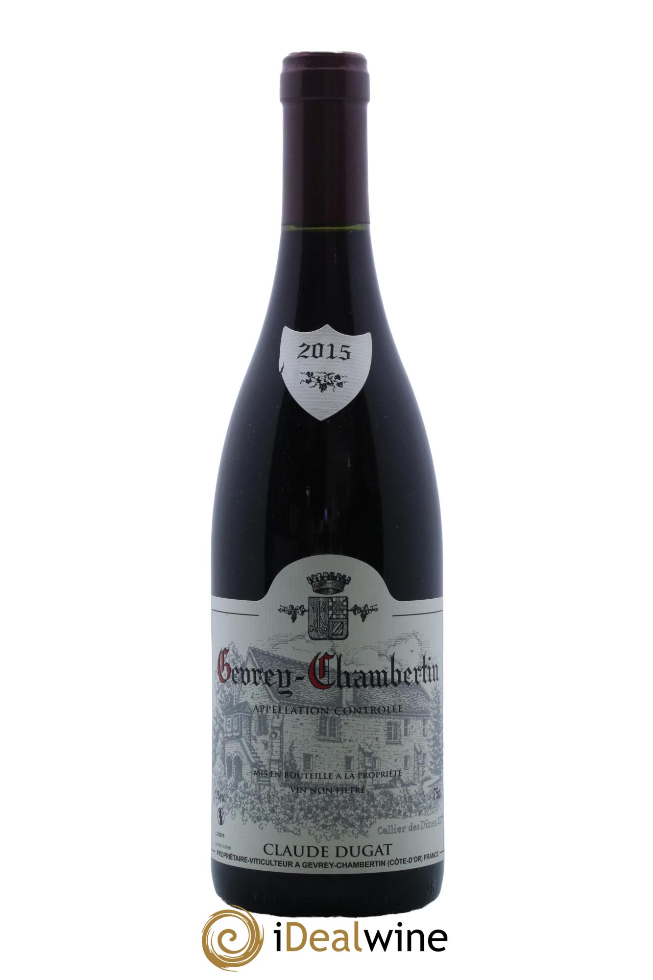 Gevrey-Chambertin Claude Dugat 2015 - Lot de 1 bouteille - 0