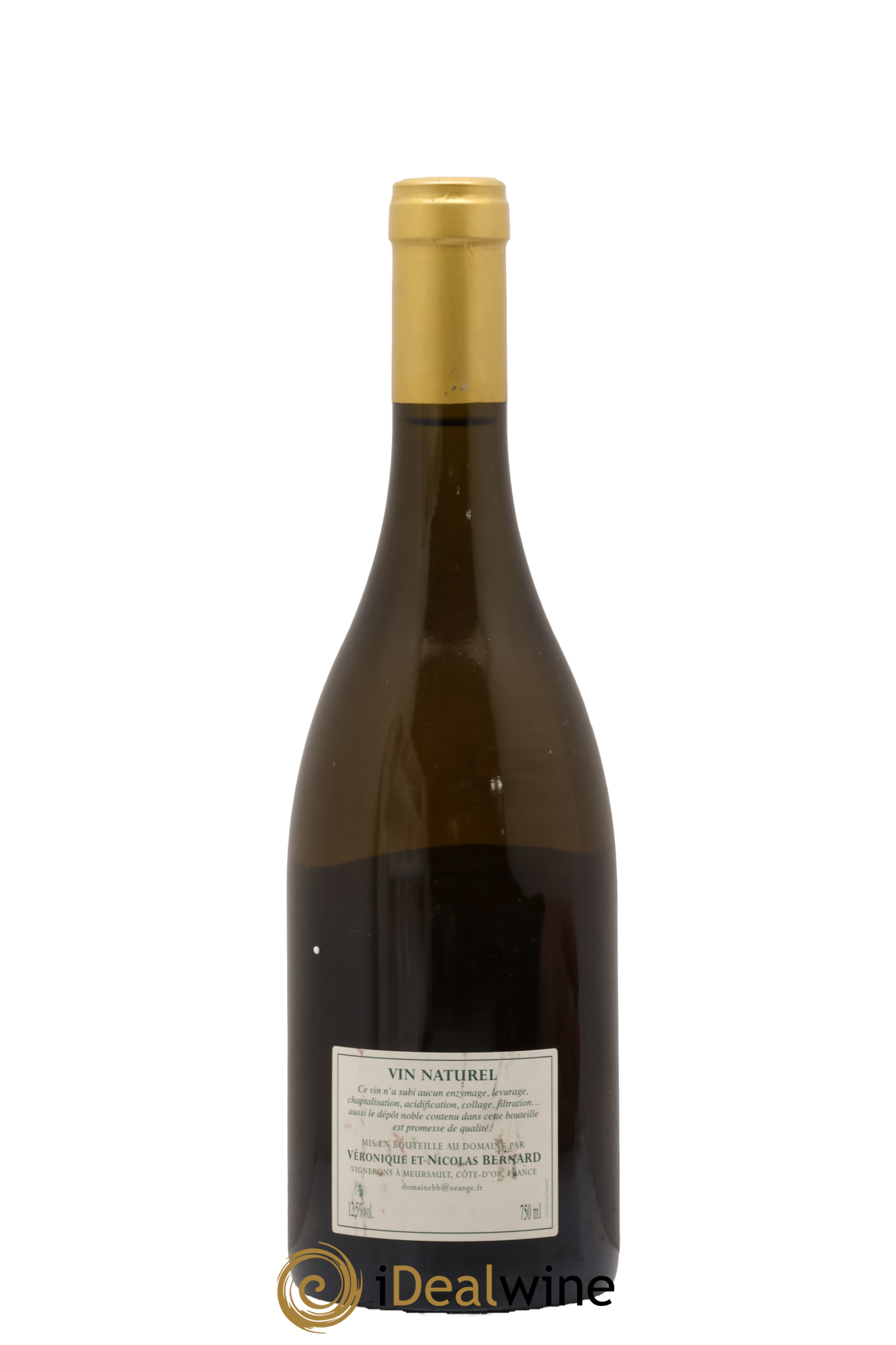 Meursault 1er Cru Les Charmes Dessus Bernard Bonin 2013 - Lot de 1 bouteille - 1
