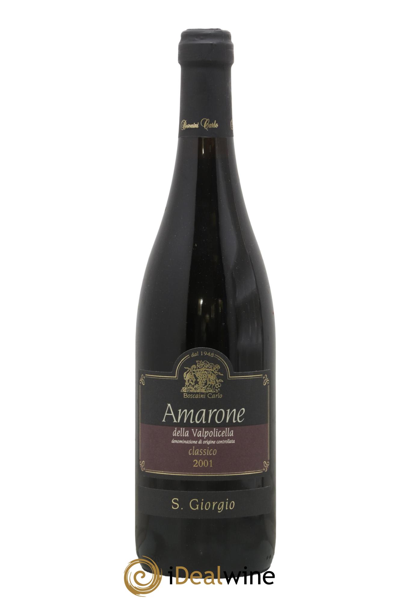 Amarone della Valpolicella Classico DOCG San Giorgio 2001 - Lot de 1 bouteille - 0