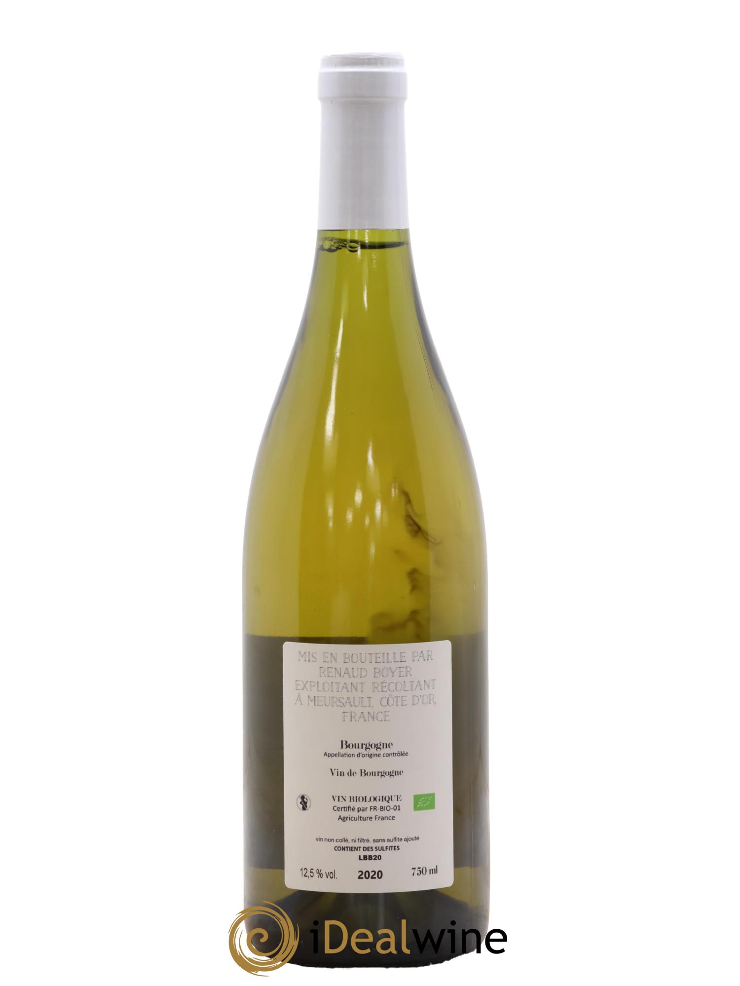 Bourgogne Les Riaux Renaud Boyer 2020 - Lot of 1 bottle - 1