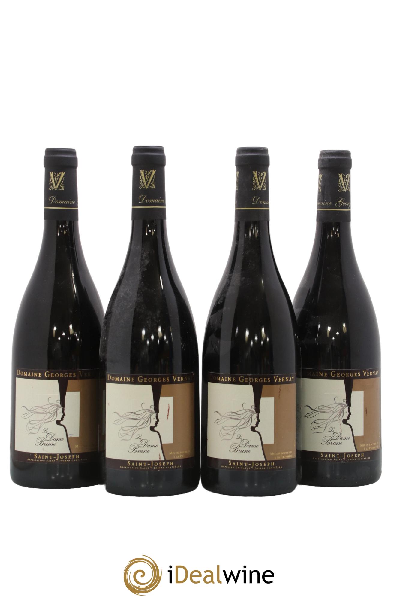 Saint-Joseph La Dame Brune Georges Vernay 2016 - Lot de 4 bouteilles - 0