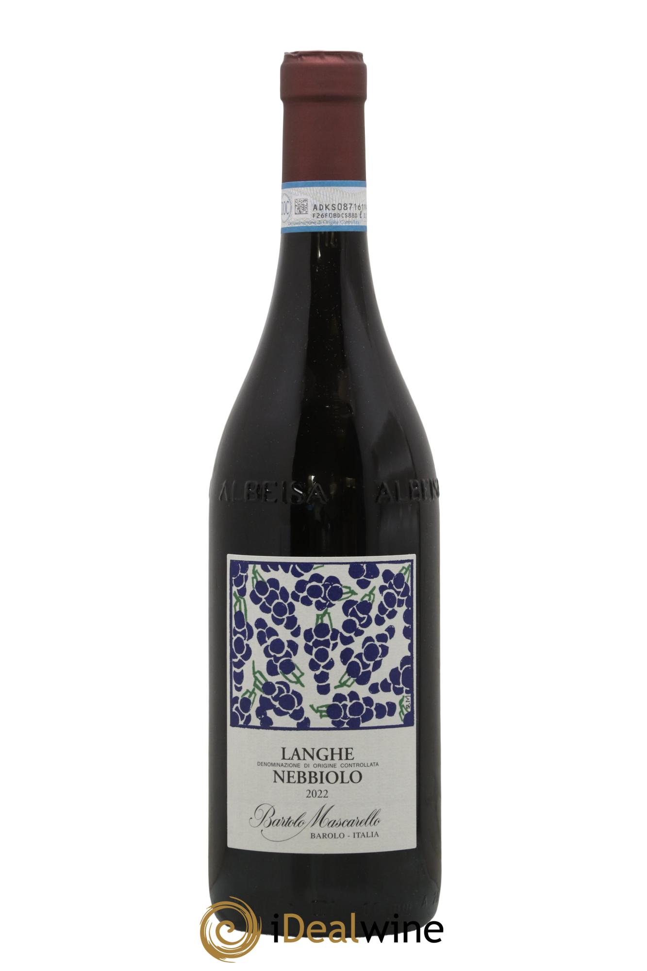 Langhe DOC Nebbiolo Bartolo Mascarello 2022 - Lot de 1 bouteille - 0