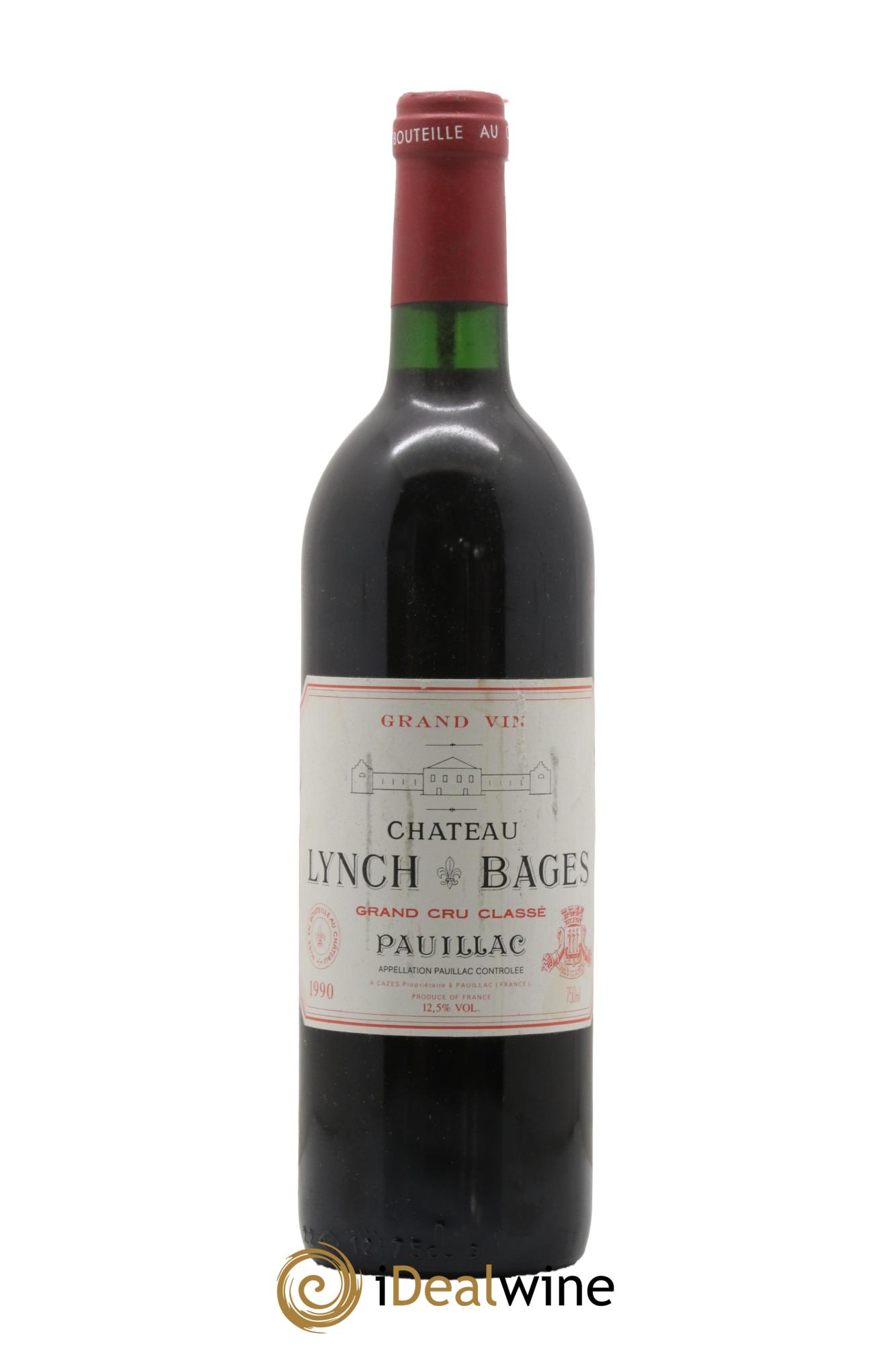 Château Lynch Bages 5ème Grand Cru Classé 1990 - Lot of 1 bottle - 0