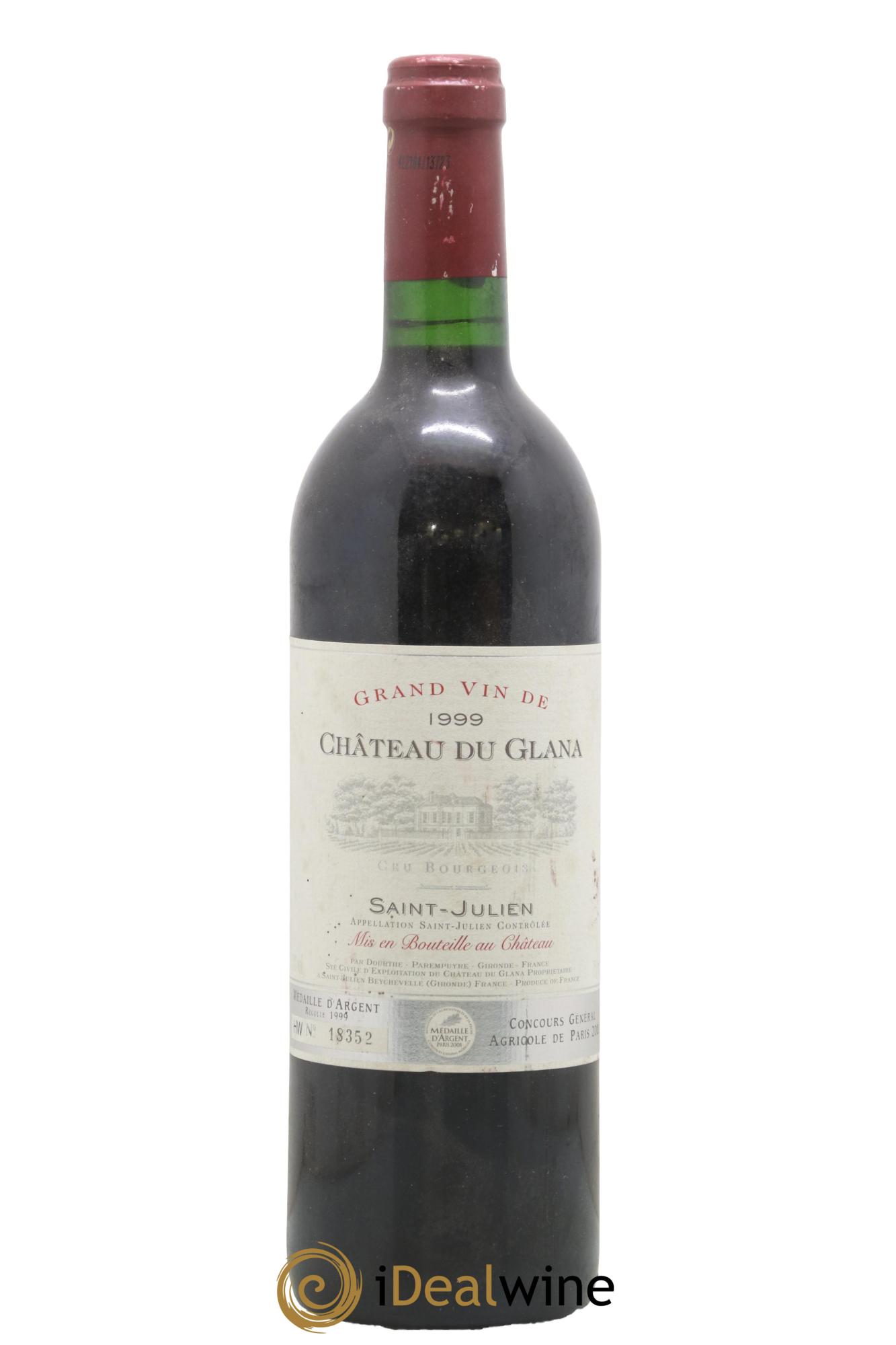 Château du Glana 1999 - Lot de 1 bouteille - 0