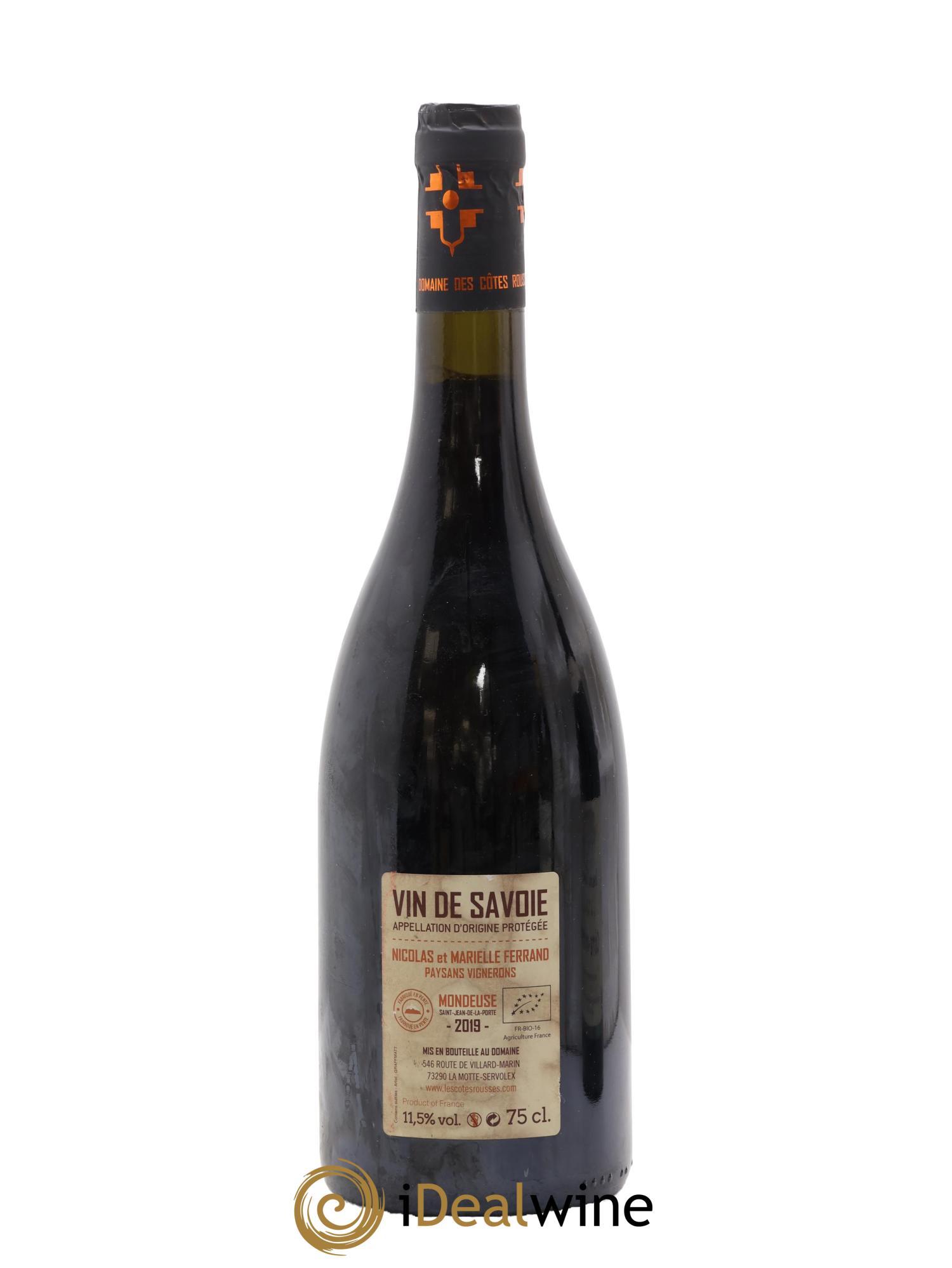 Vin de Savoie Les Montagnes Rousses Domaine des Côtes Rousses 2019 - Posten von 1 Flasche - 1