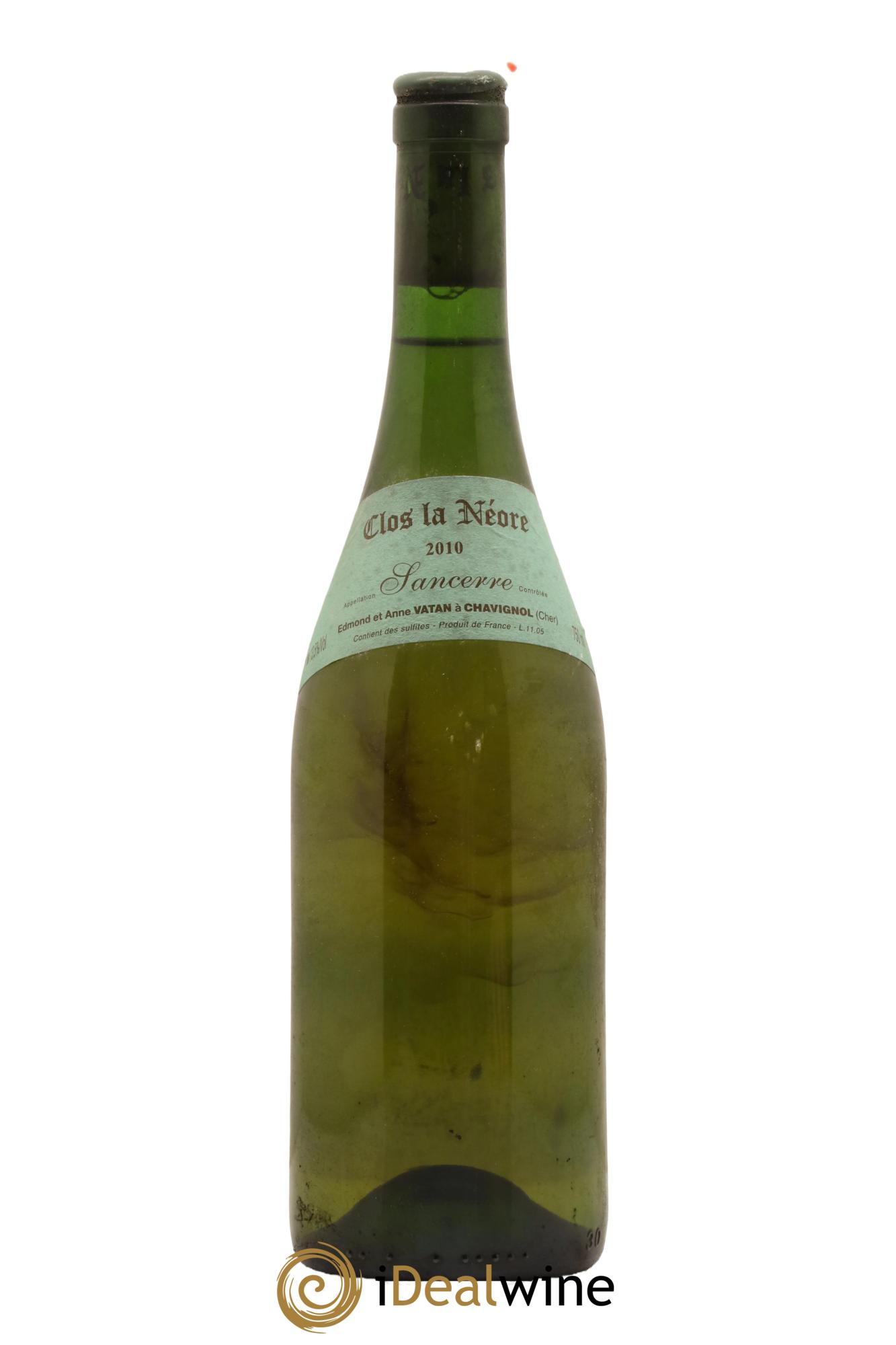 Sancerre Clos la Neore Edmond Vatan 2010 - Lot de 1 bouteille - 0