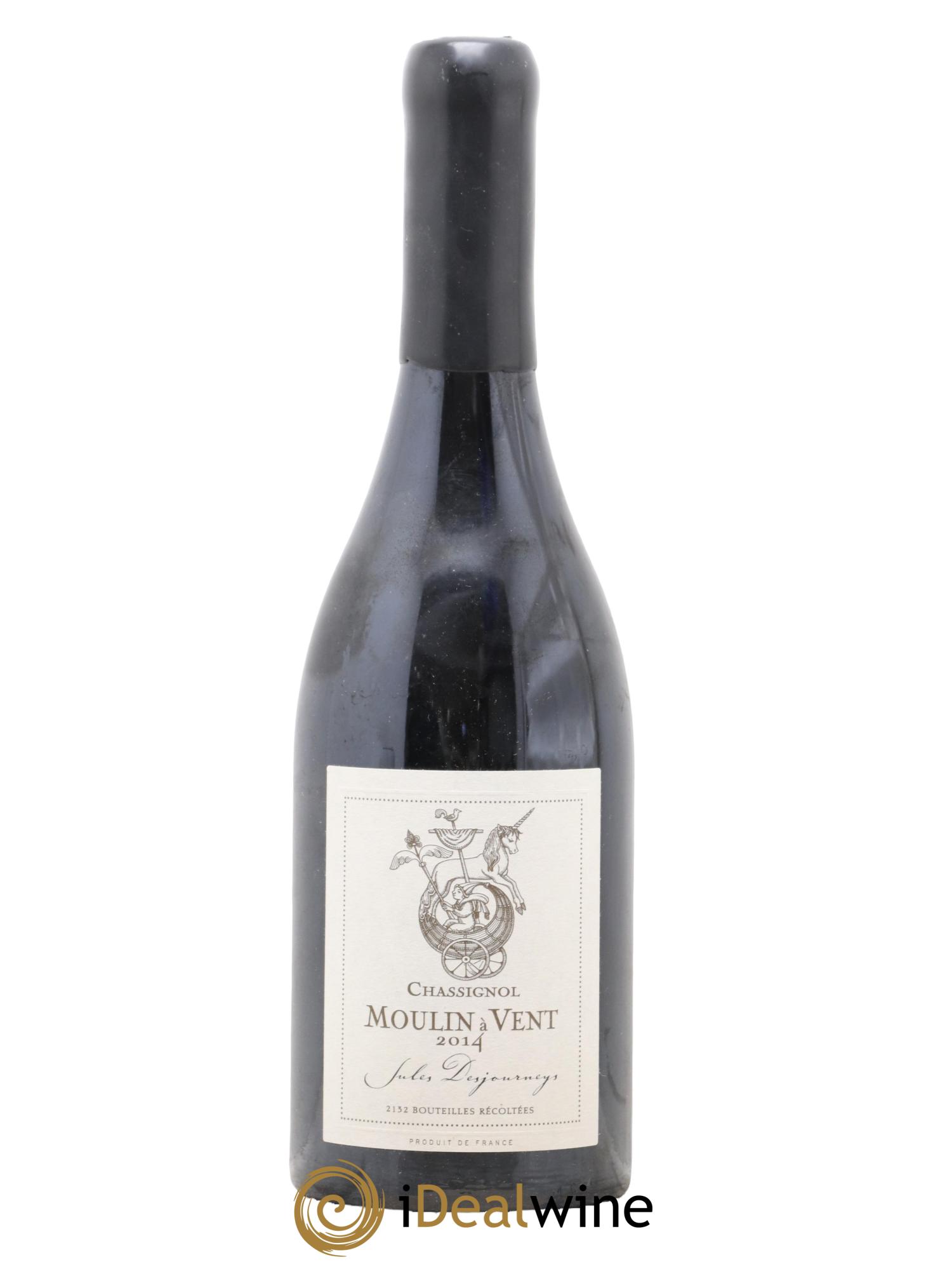 Moulin-à-Vent Chassignol Jules Desjourneys 2014 - Lot de 1 bouteille - 0