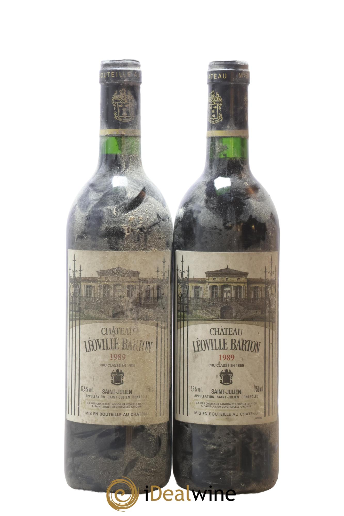 Château Léoville Barton 2ème Grand Cru Classé 1989 - Posten von 2 Flaschen - 0
