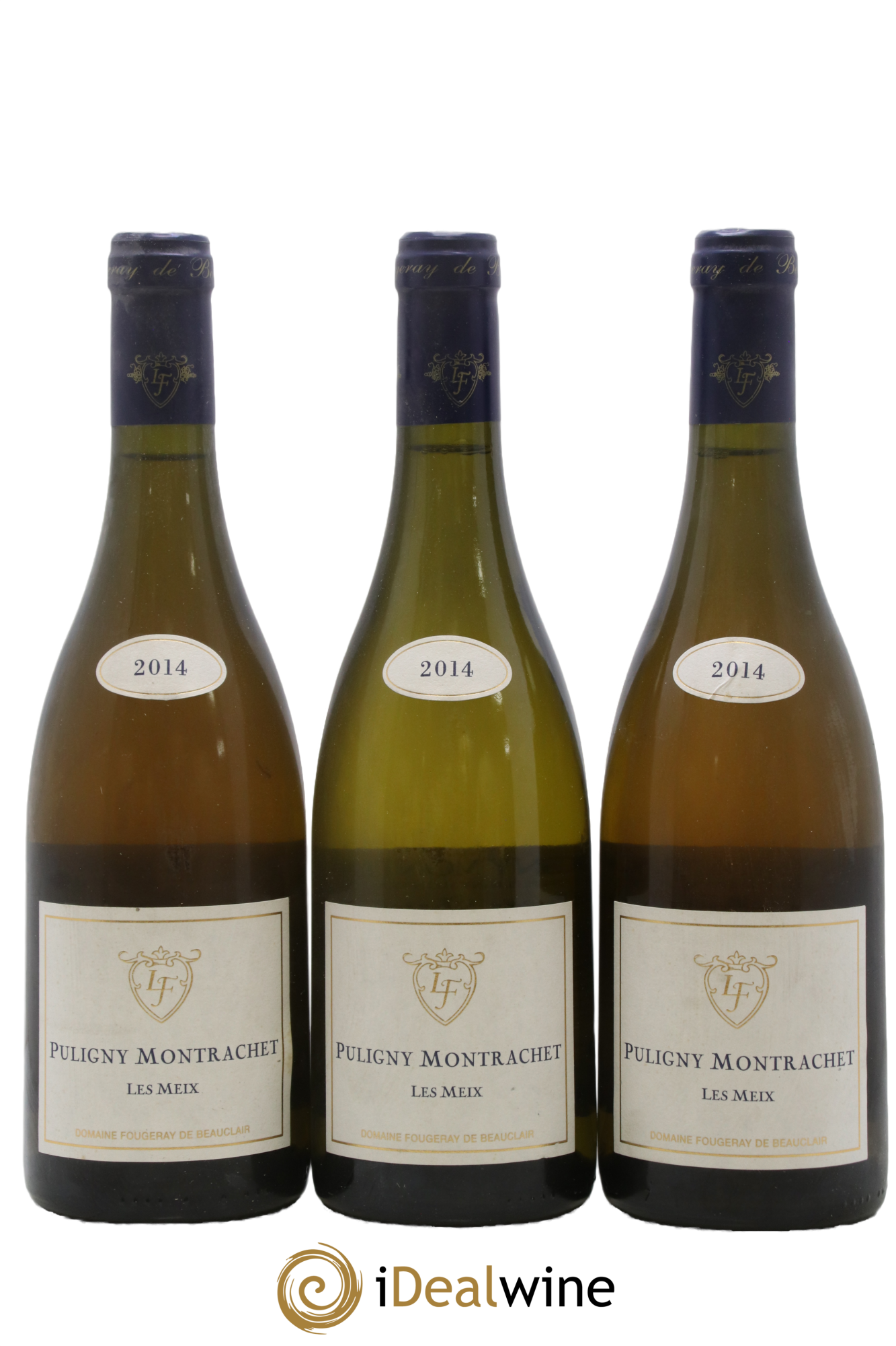 Puligny-Montrachet Les Meix Fougeray de Beauclair 2014 - Lotto di 3 bottiglie - 0