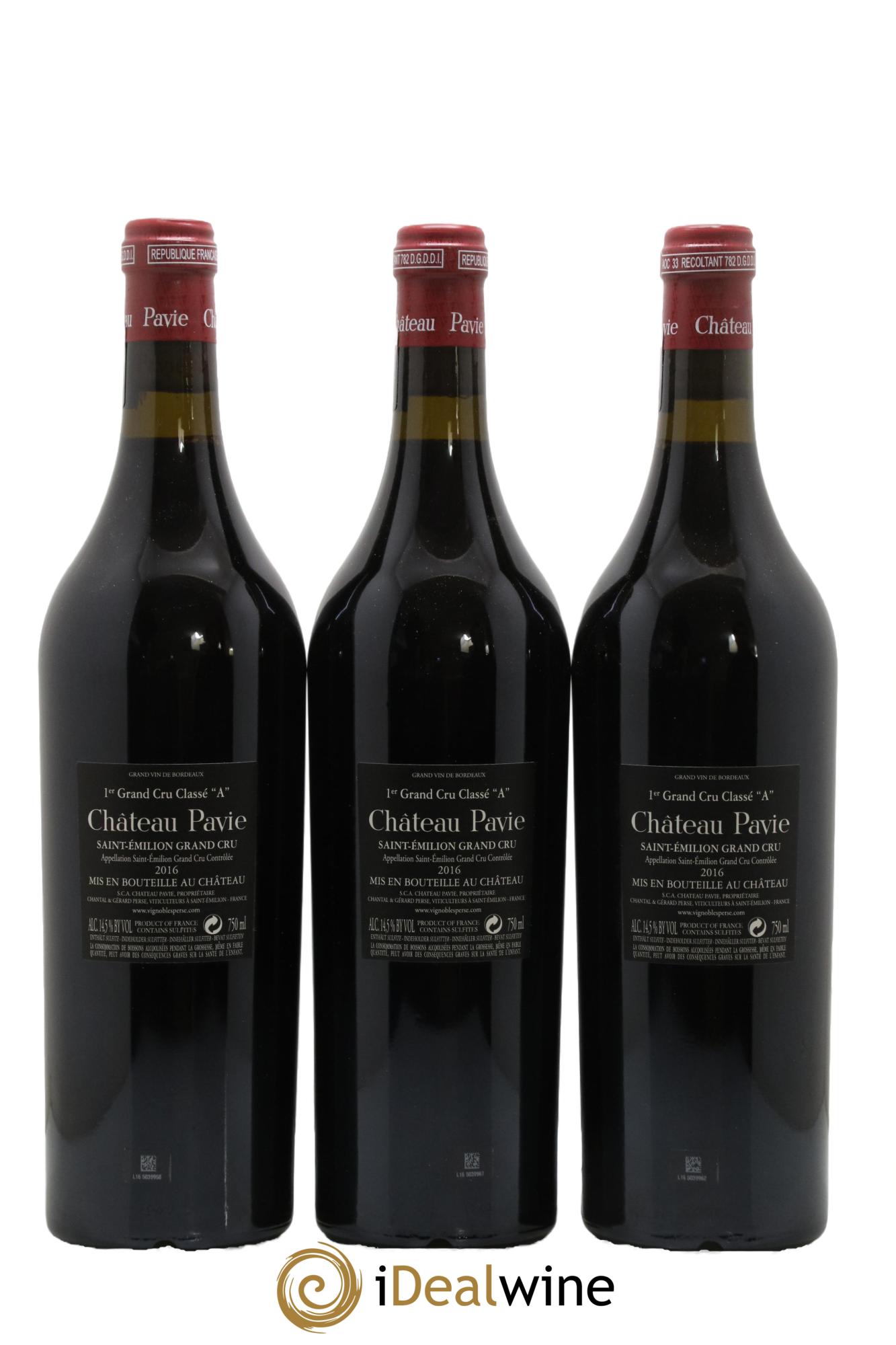 Château Pavie 1er Grand Cru Classé A 2016 - Lot de 6 bouteilles - 5
