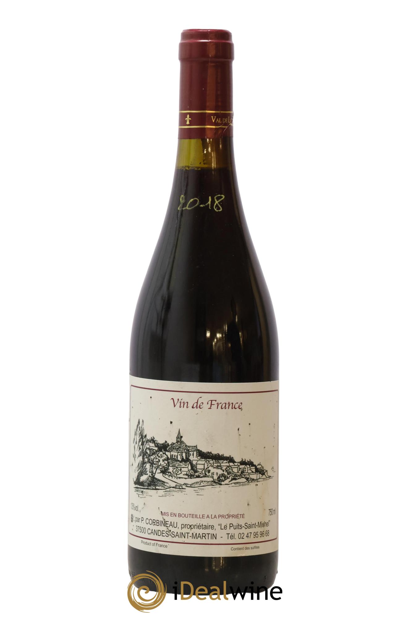 Vin de France Patrick Corbineau 2018 - Lot de 1 bouteille - 0