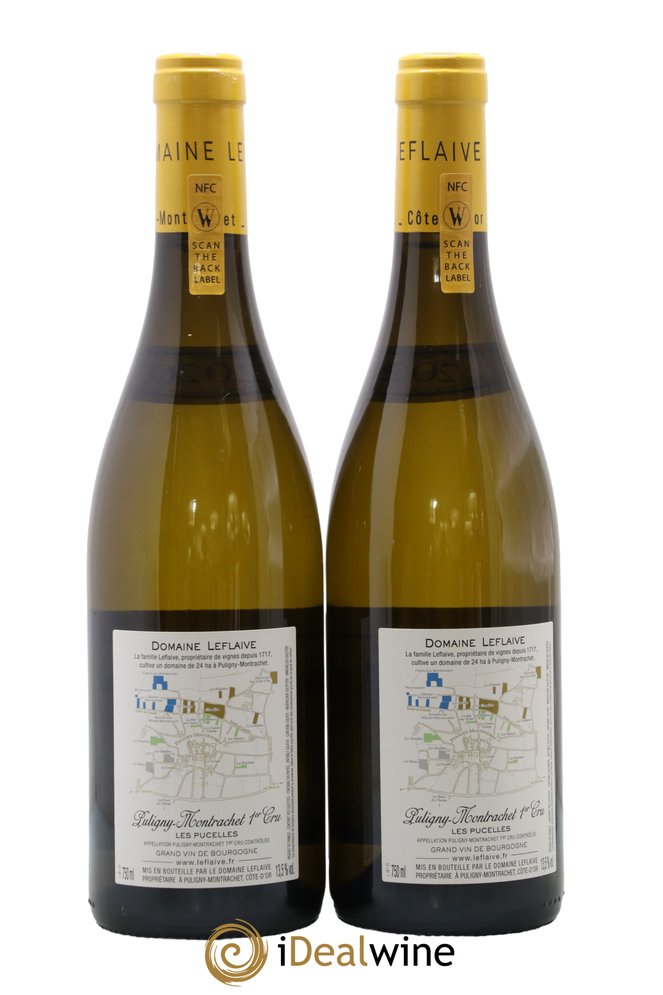 Puligny-Montrachet 1er Cru Les Pucelles Leflaive (Domaine) 2020 - Lot de 2 bouteilles - 1