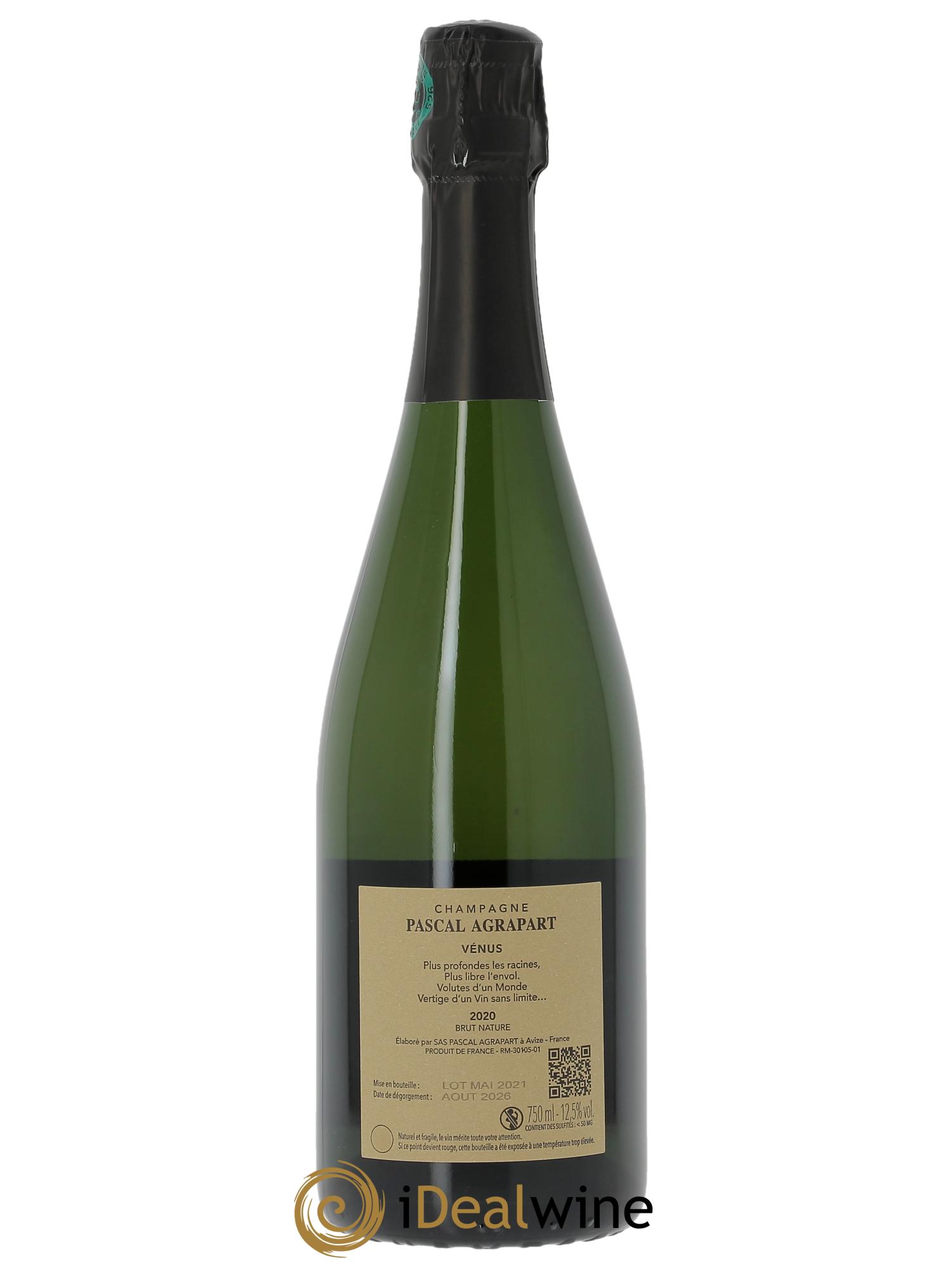 Vénus Blanc de Blancs Brut Nature Pascal Agrapart 2020 - Posten von 1 Flasche - 1