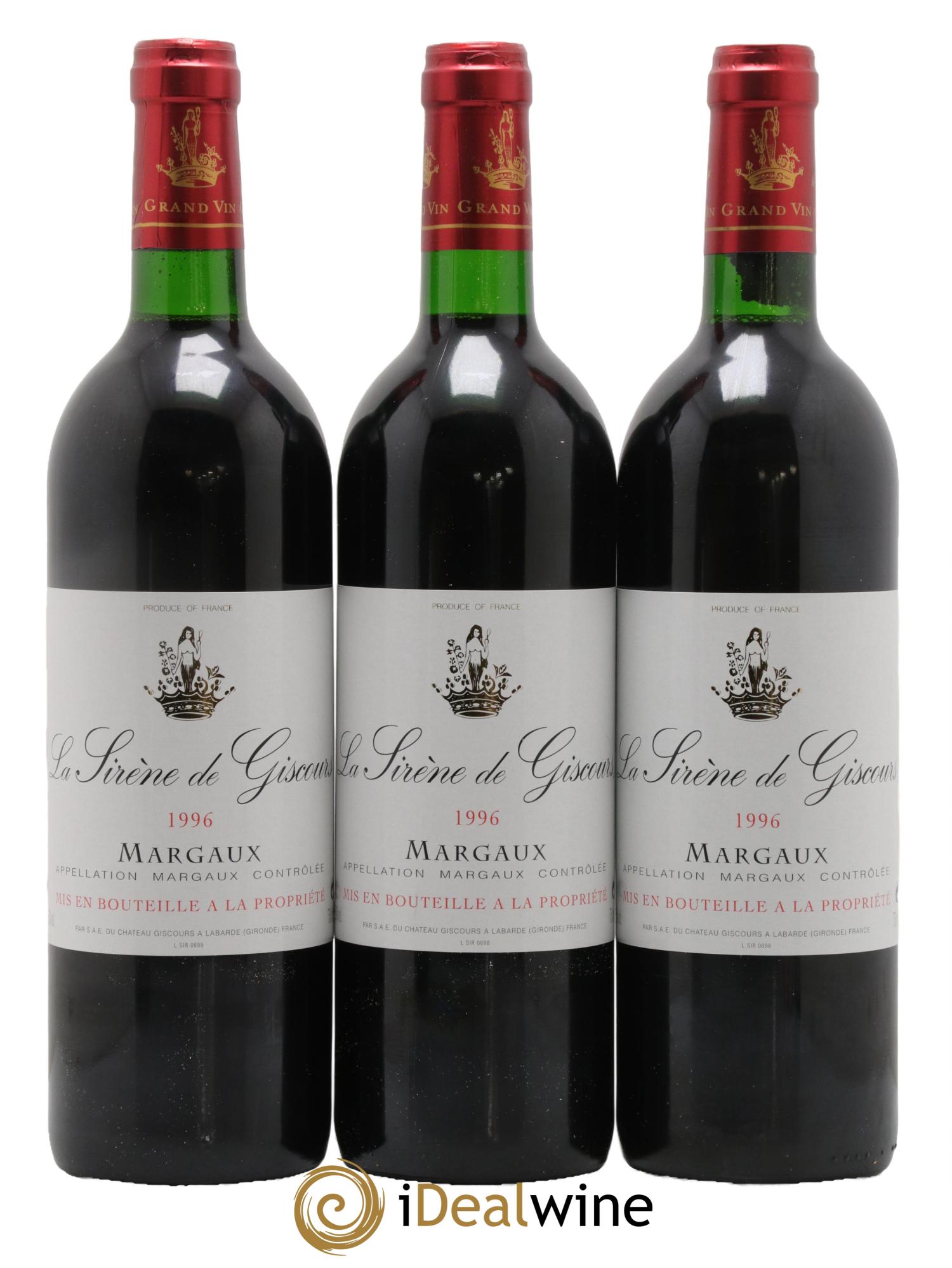 La Sirène de Giscours  1996 - Lot de 12 bouteilles - 3