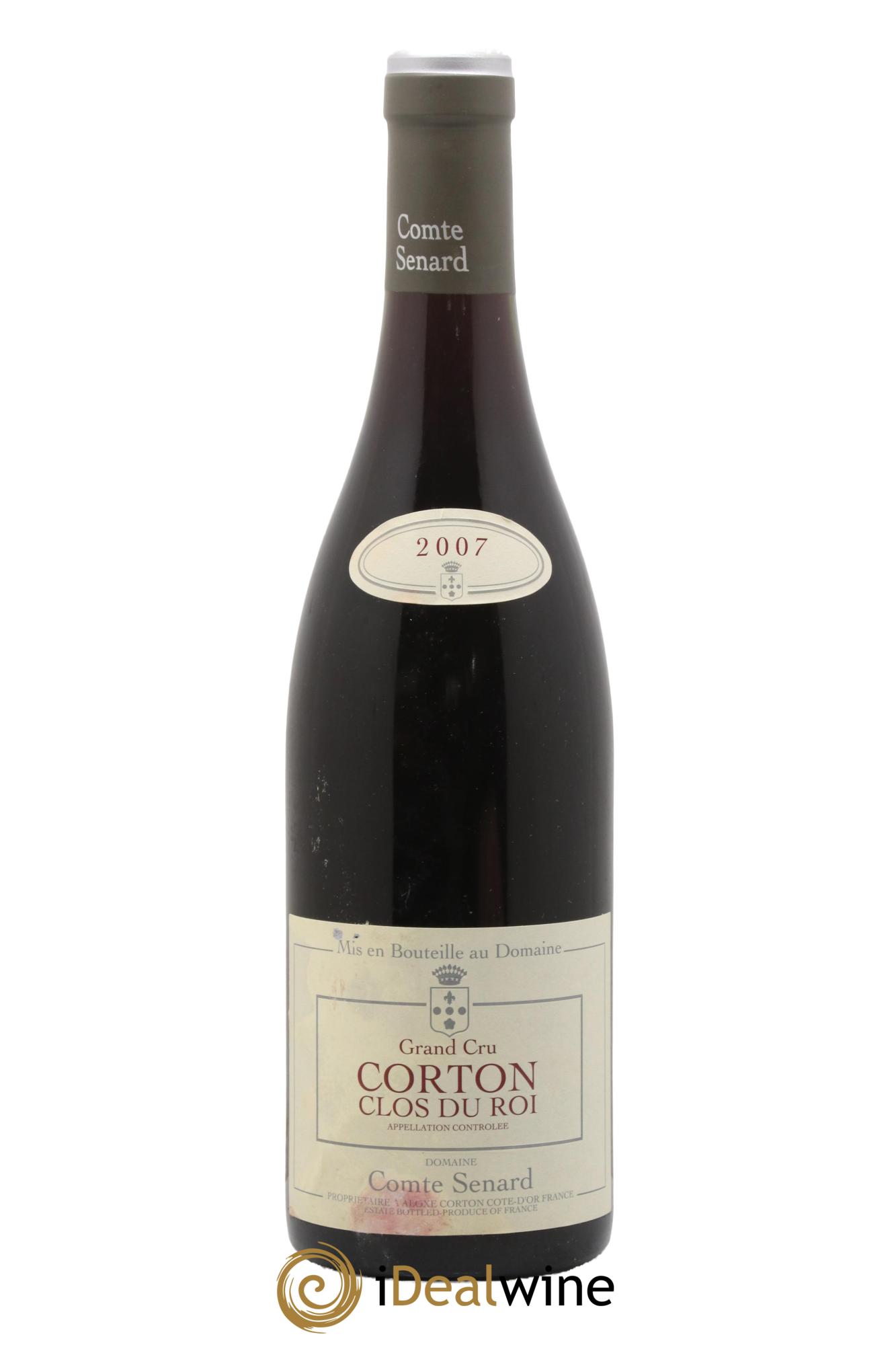 Corton Grand Cru Clos du Roi Comte Senard 2007 - Posten von 1 Flasche - 0