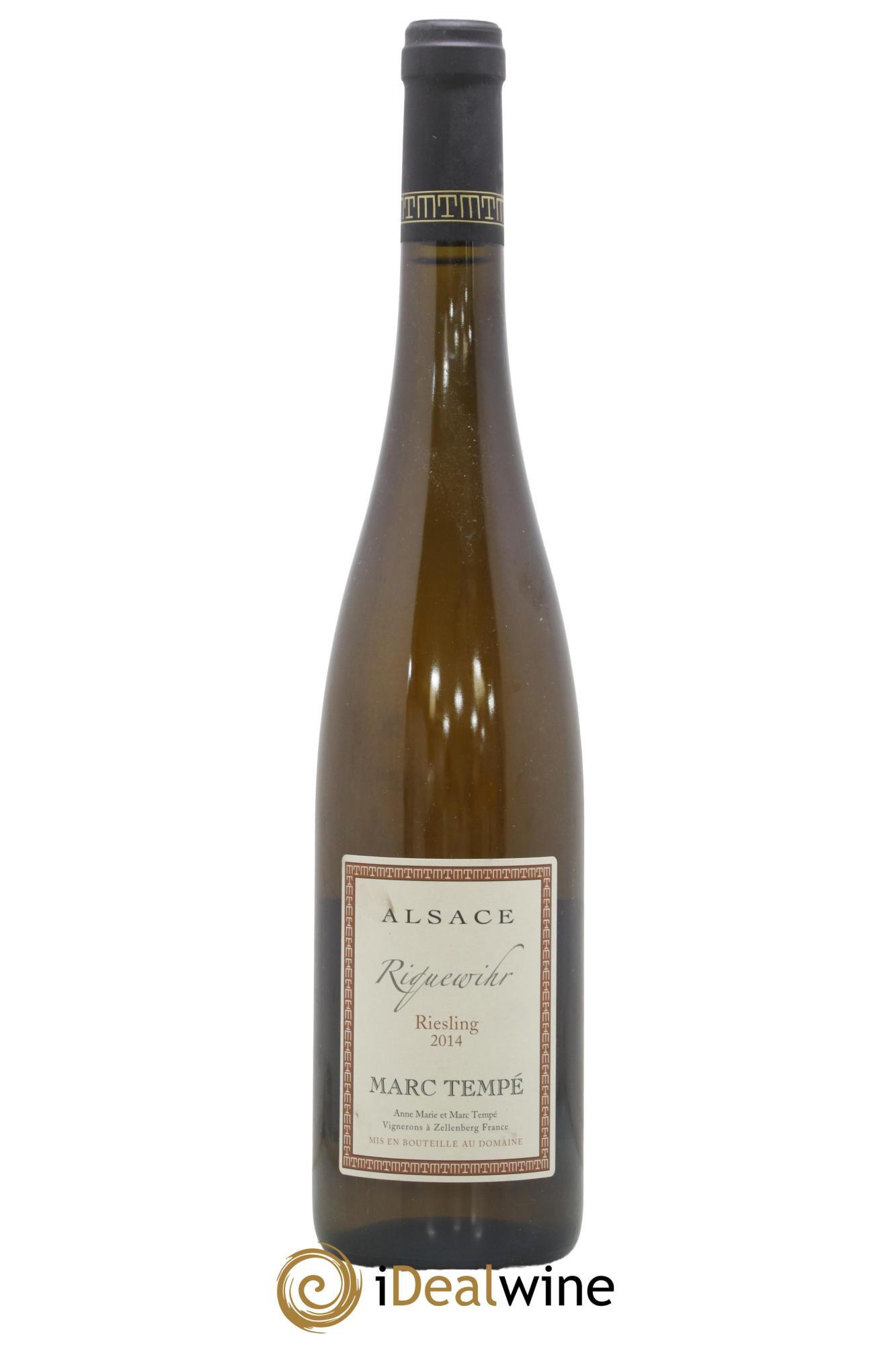 Alsace Riesling Riquewihr Domaine Marc Tempé 2014 - Lot de 1 bouteille - 0